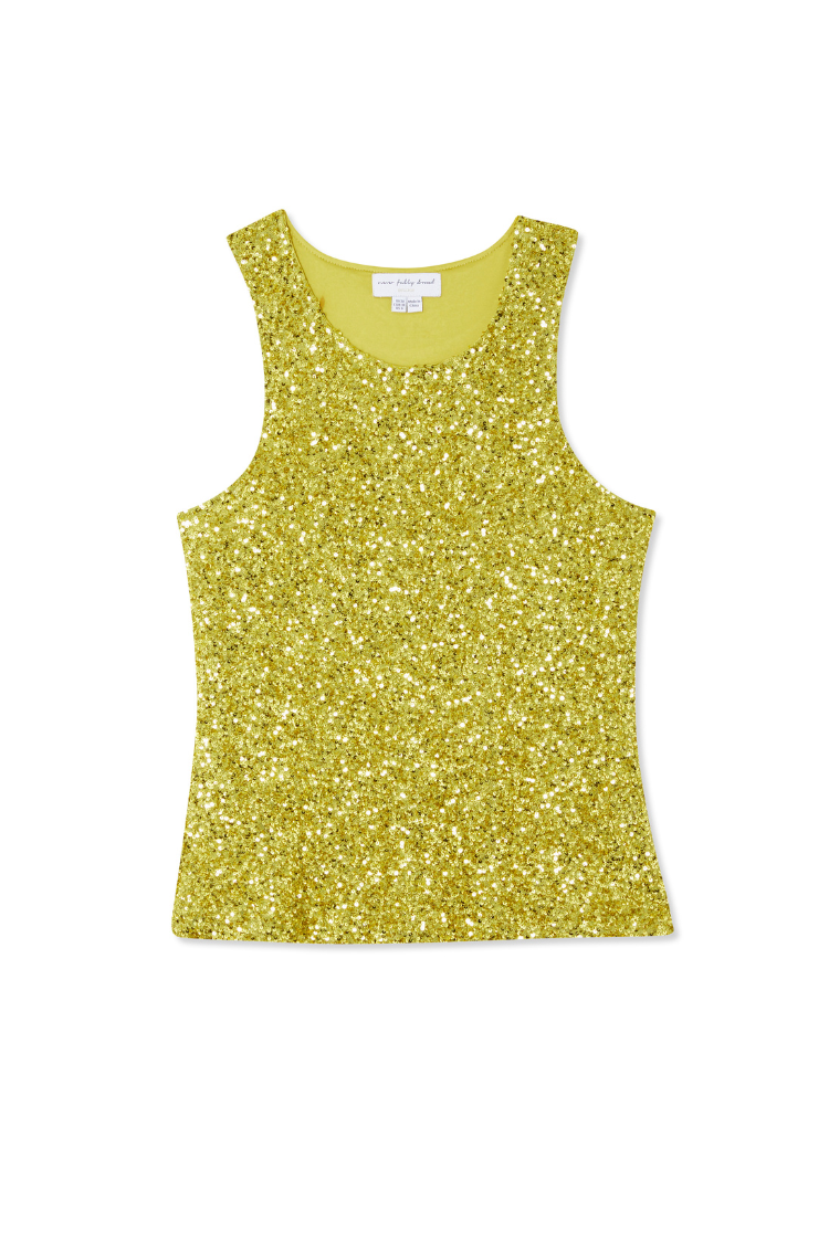 Lime Sequin Tank Top、mySite、solidvoid