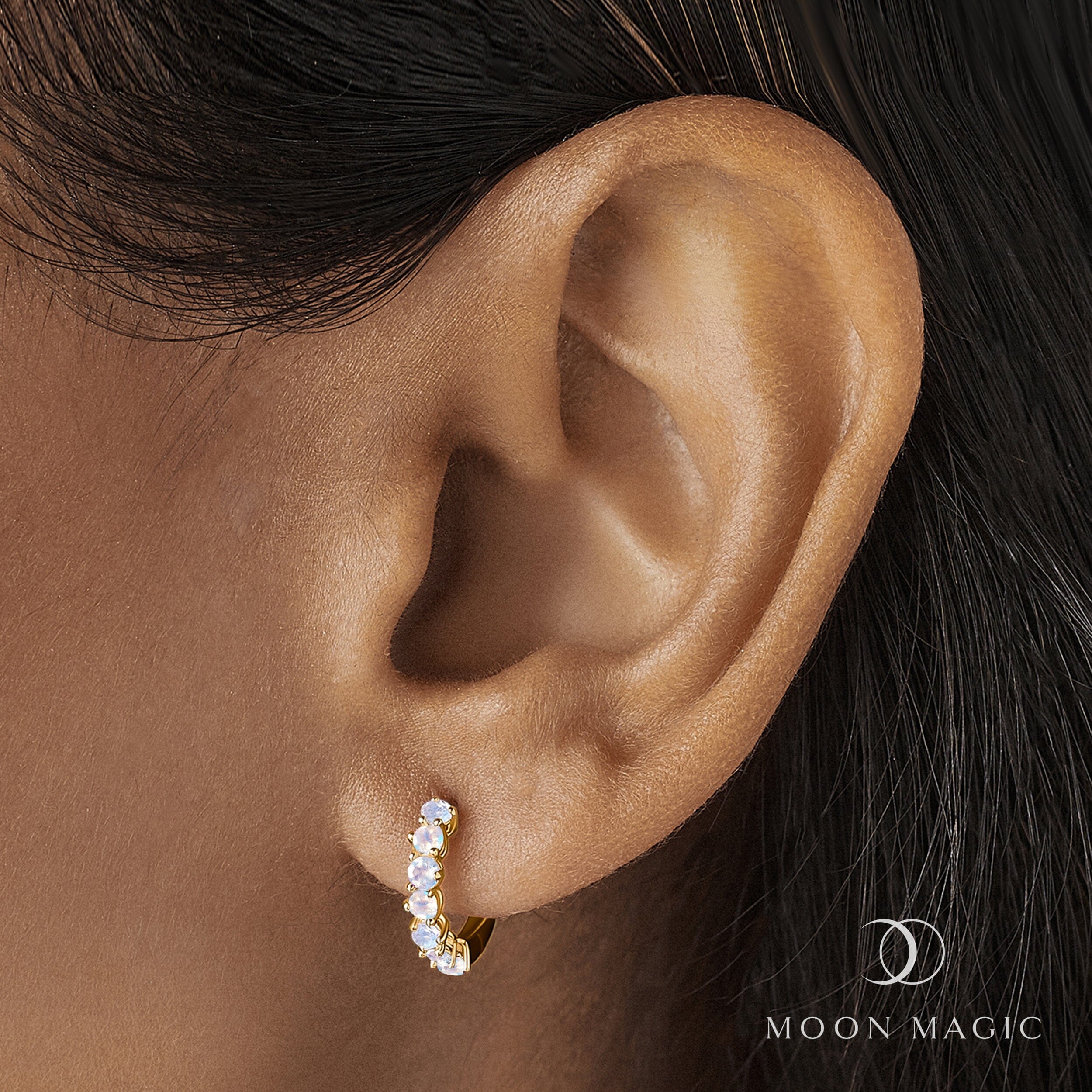Moonstone Earrings - Bonny Hoops、mySite、hinf8tx79