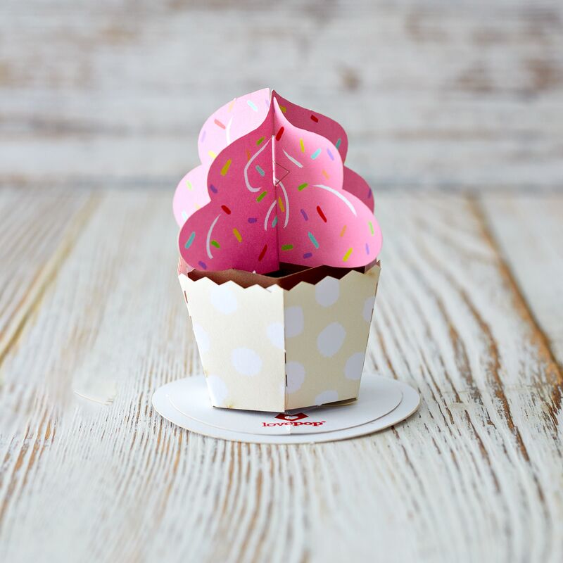 Stickerpop™: Cupcake (1-Pack)、mySite、solidvoid