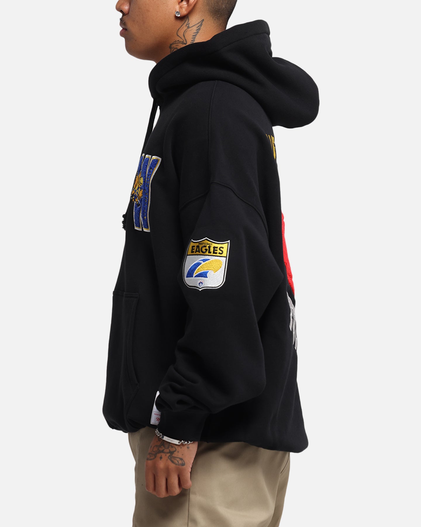 Mitchell & Ness West Coast Eagles Team Hoodie Solid Black、mySite、zt4zffjzw