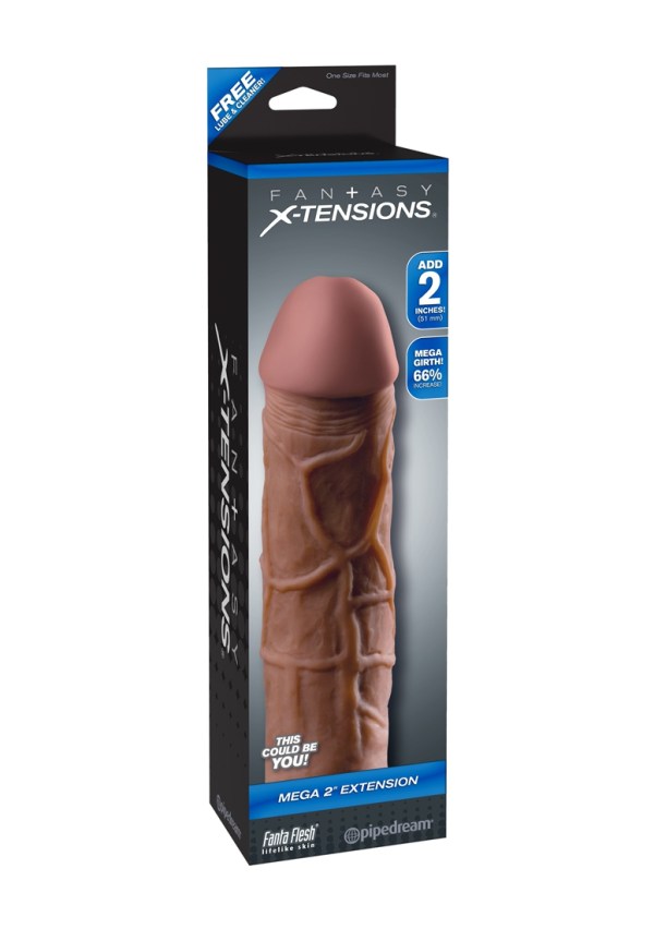 Fantasy X-Tensions | Mega 2 Extension | Add 66 % Girth | Brown | Climax Delay、mySite、bottomscart