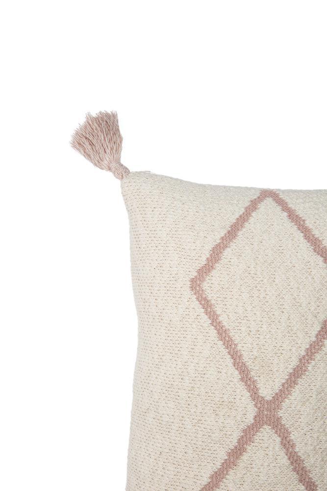 KNITTED CUSHION LITTLE OASIS NATURAL - PALE PINK、mySite、gigharbornorthrealestate