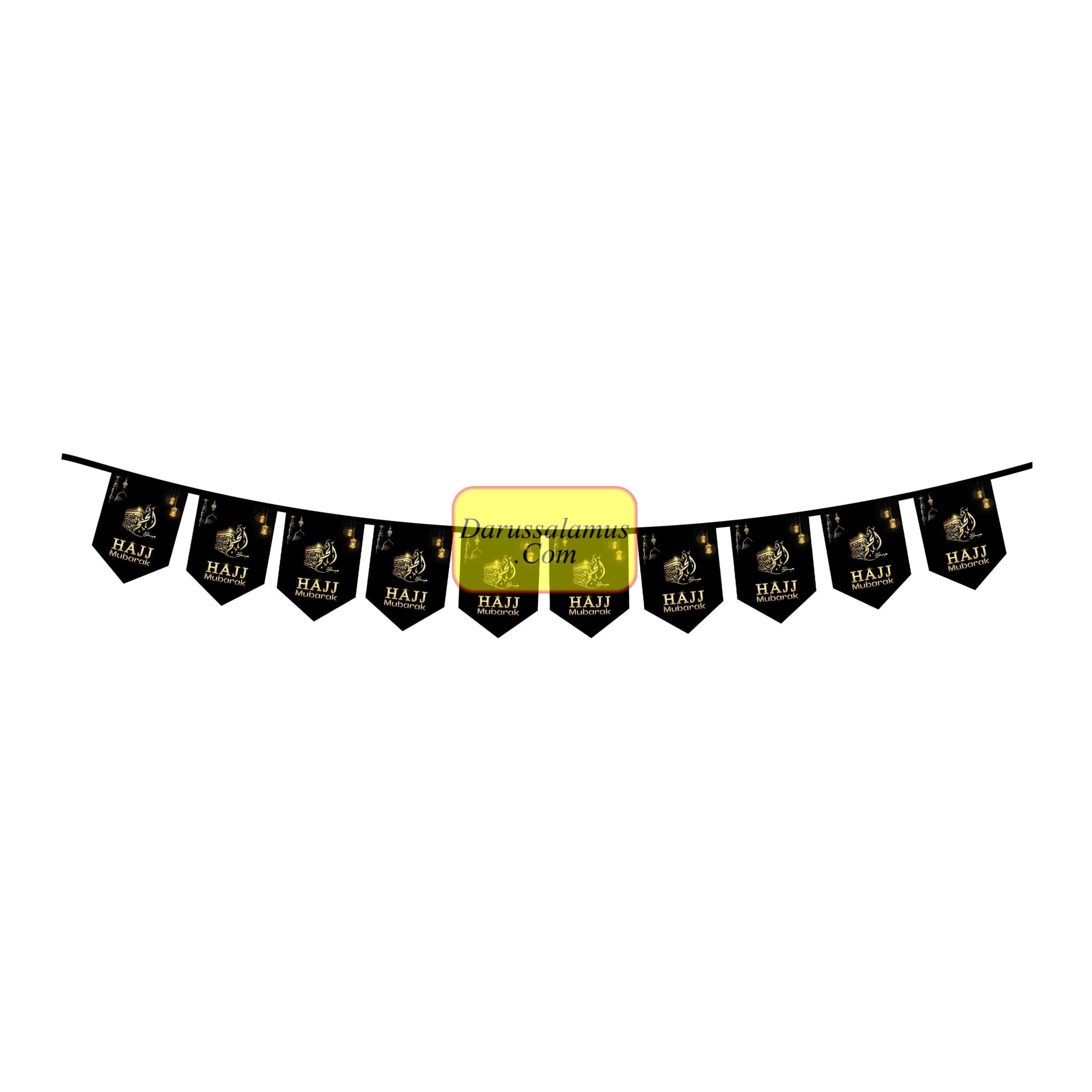 Hajj Mubarak Balloon Bunting Decorative wall Hanging、mySite、topwebapps