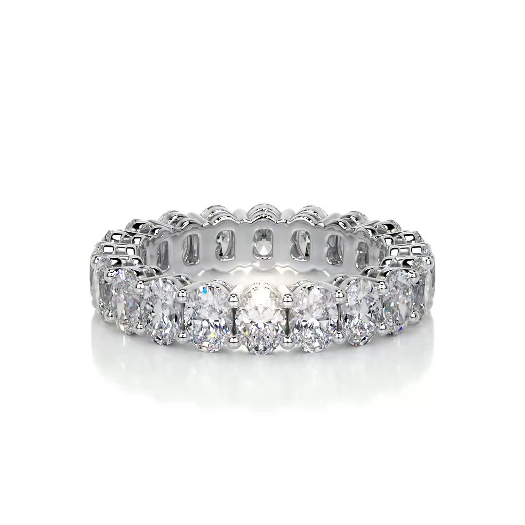 Julia Diamond Wedding Ring -18K White Gold、mySite、hinf8tx79