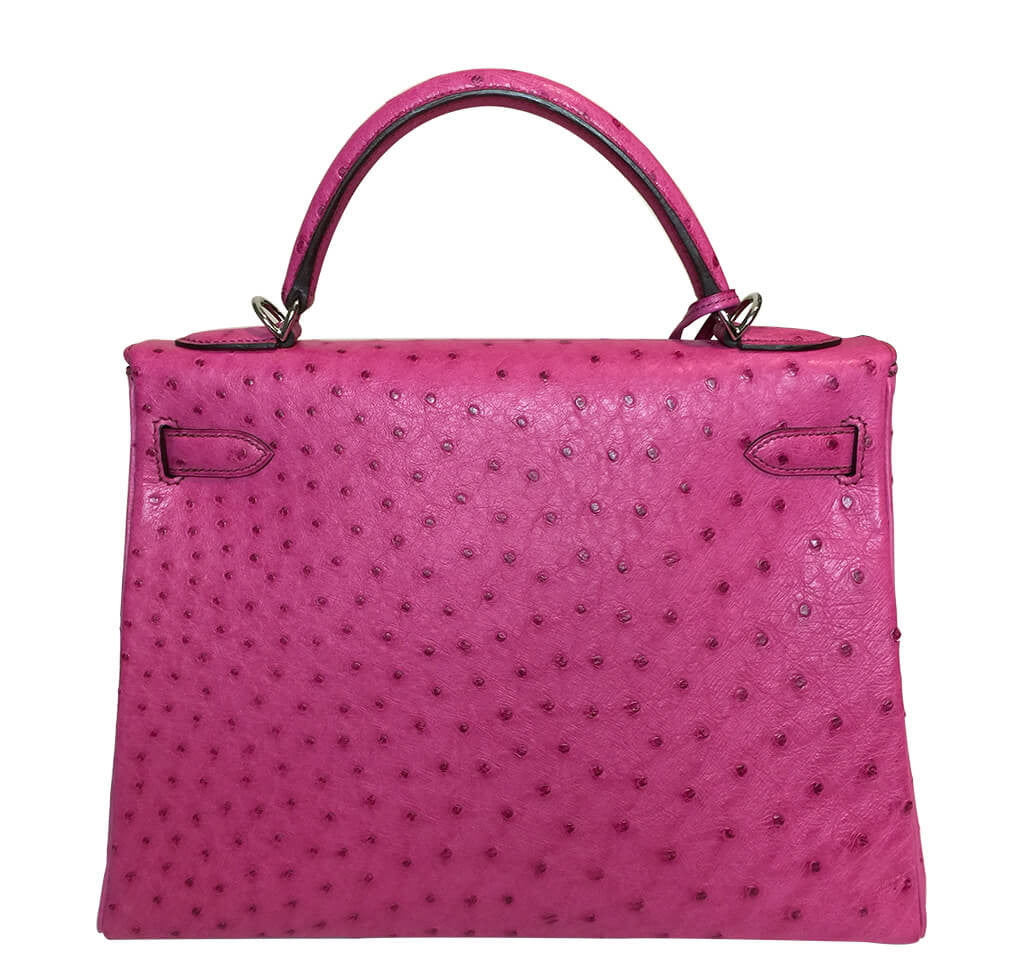 Hermès Kelly Ostrich Bag 32cm Pink Fuchsia、mySite、garminoutage.com