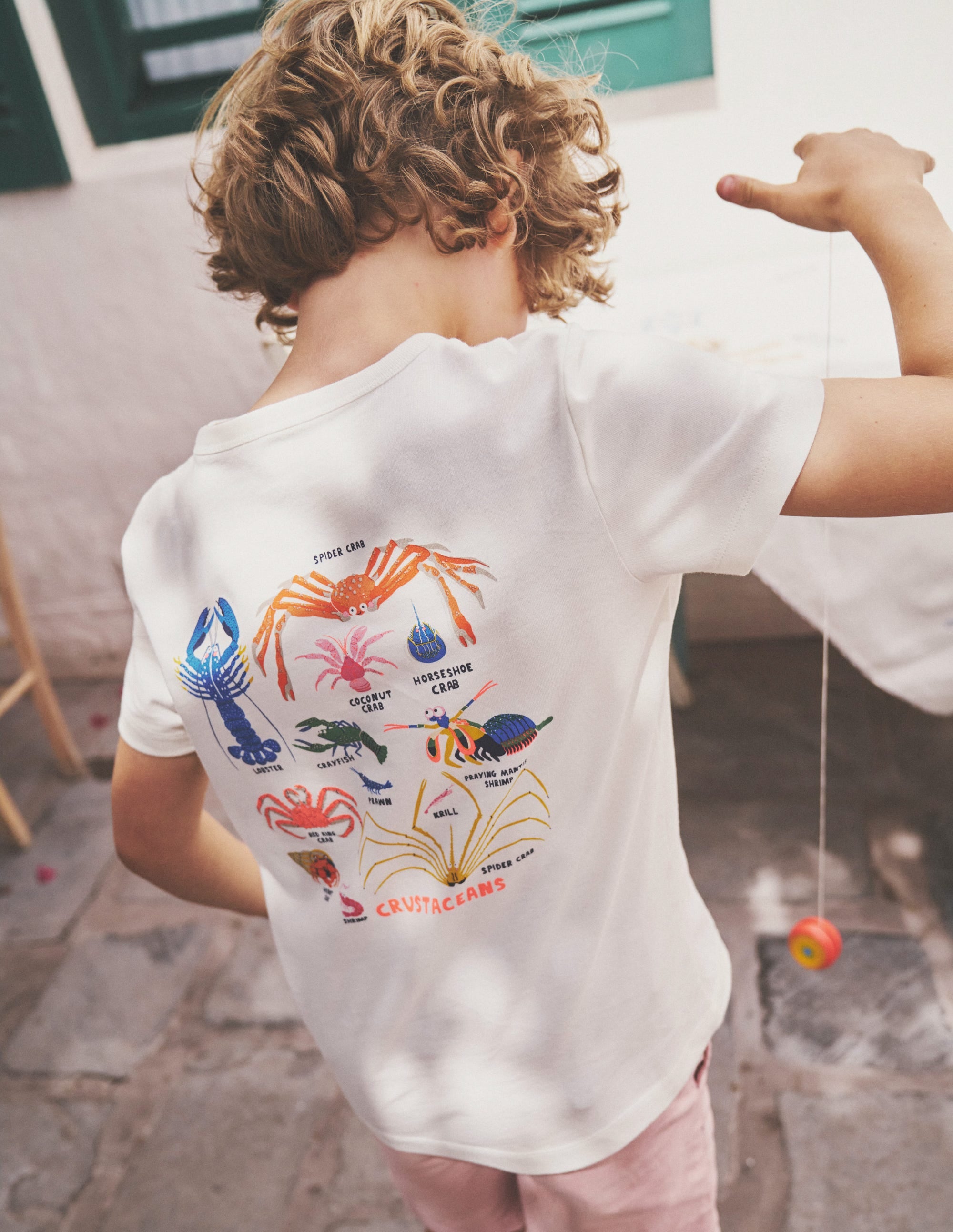  Printed Educational T-shirt-Ivory Crustaceans、mySite、ashleygrahame