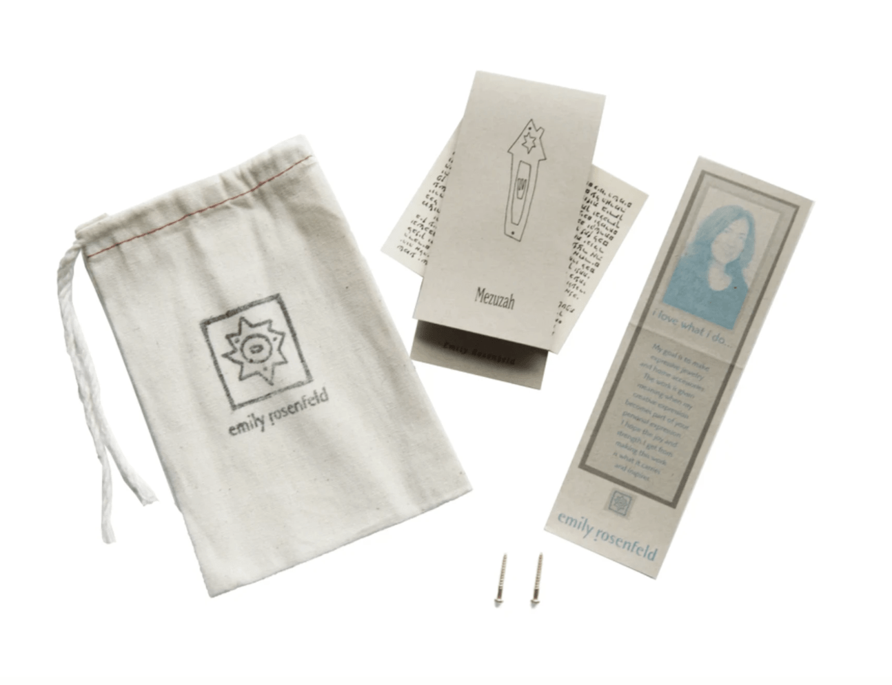 Brass Vine Mezuzah by Emily Rosenfeld、mySite、topwebapps