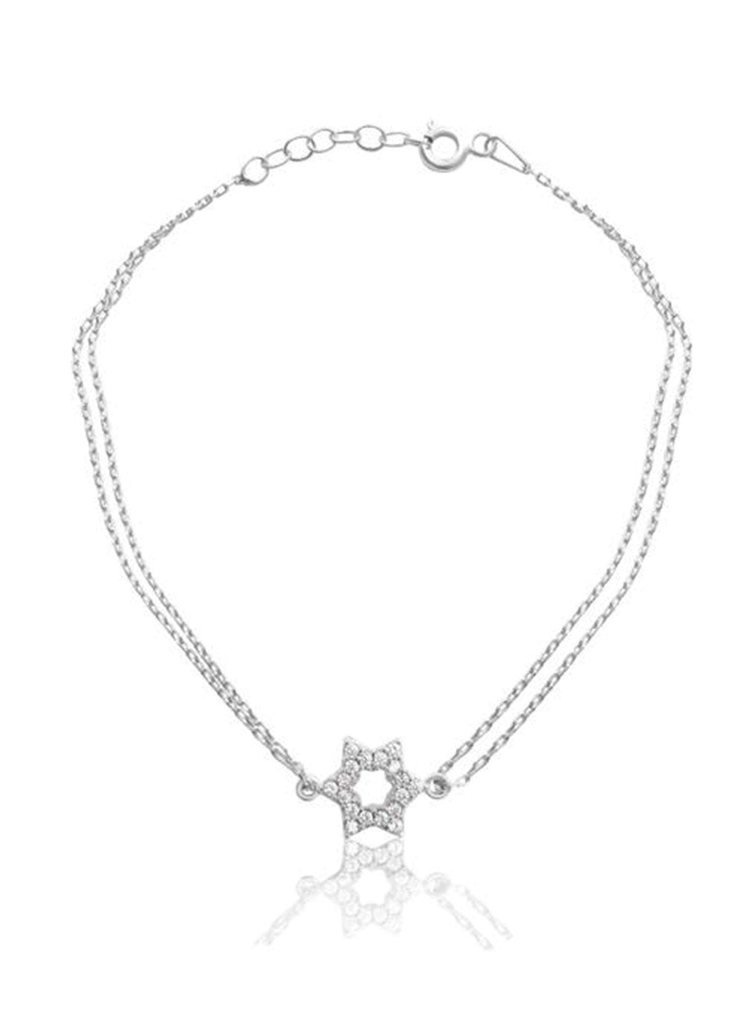 Star of David Sparkle Bracelet - Gold, Silver or Rose Gold、mySite、topwebapps