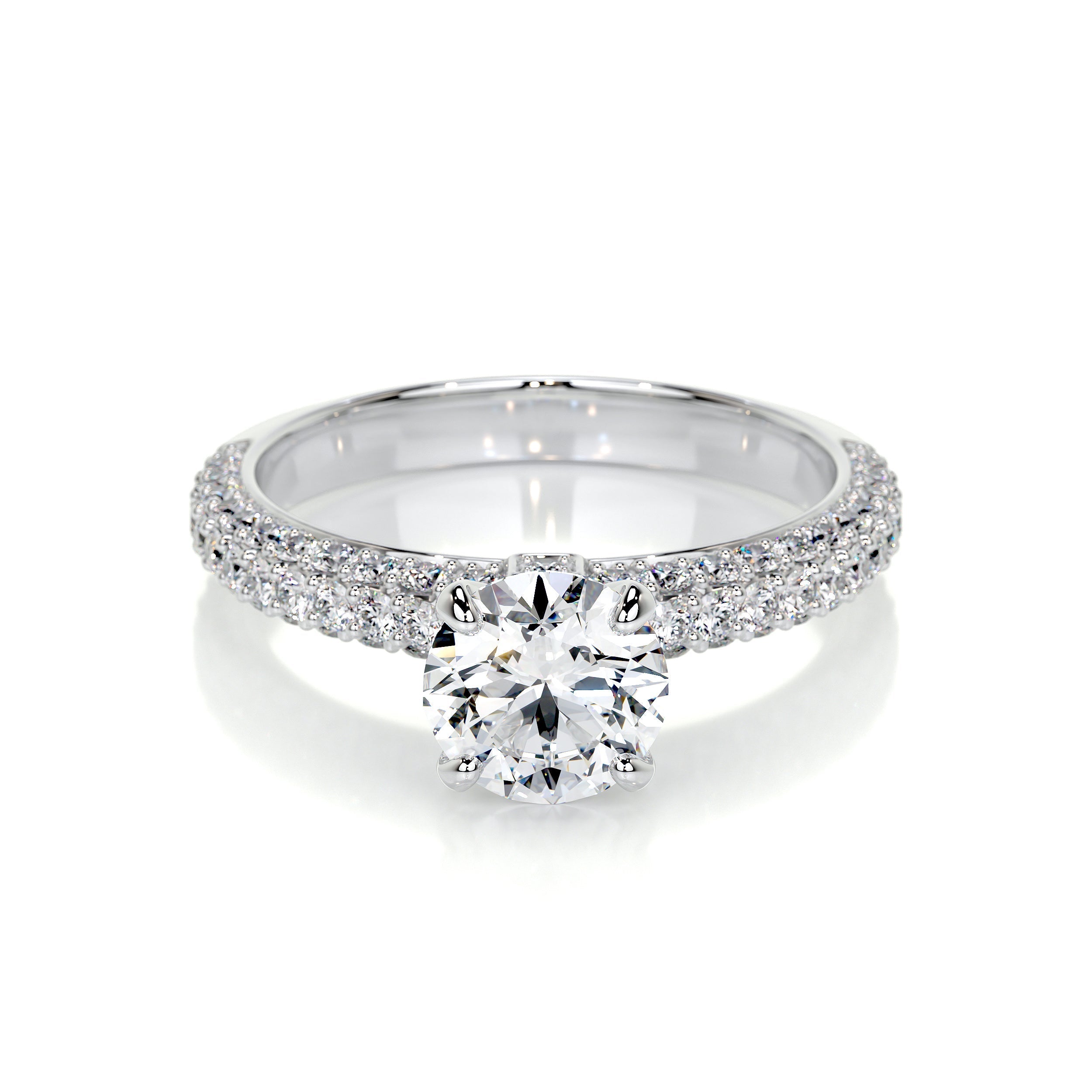 Lillian Lab Grown Diamond Ring -14K White Gold (RTS)、mySite、hinf8tx79