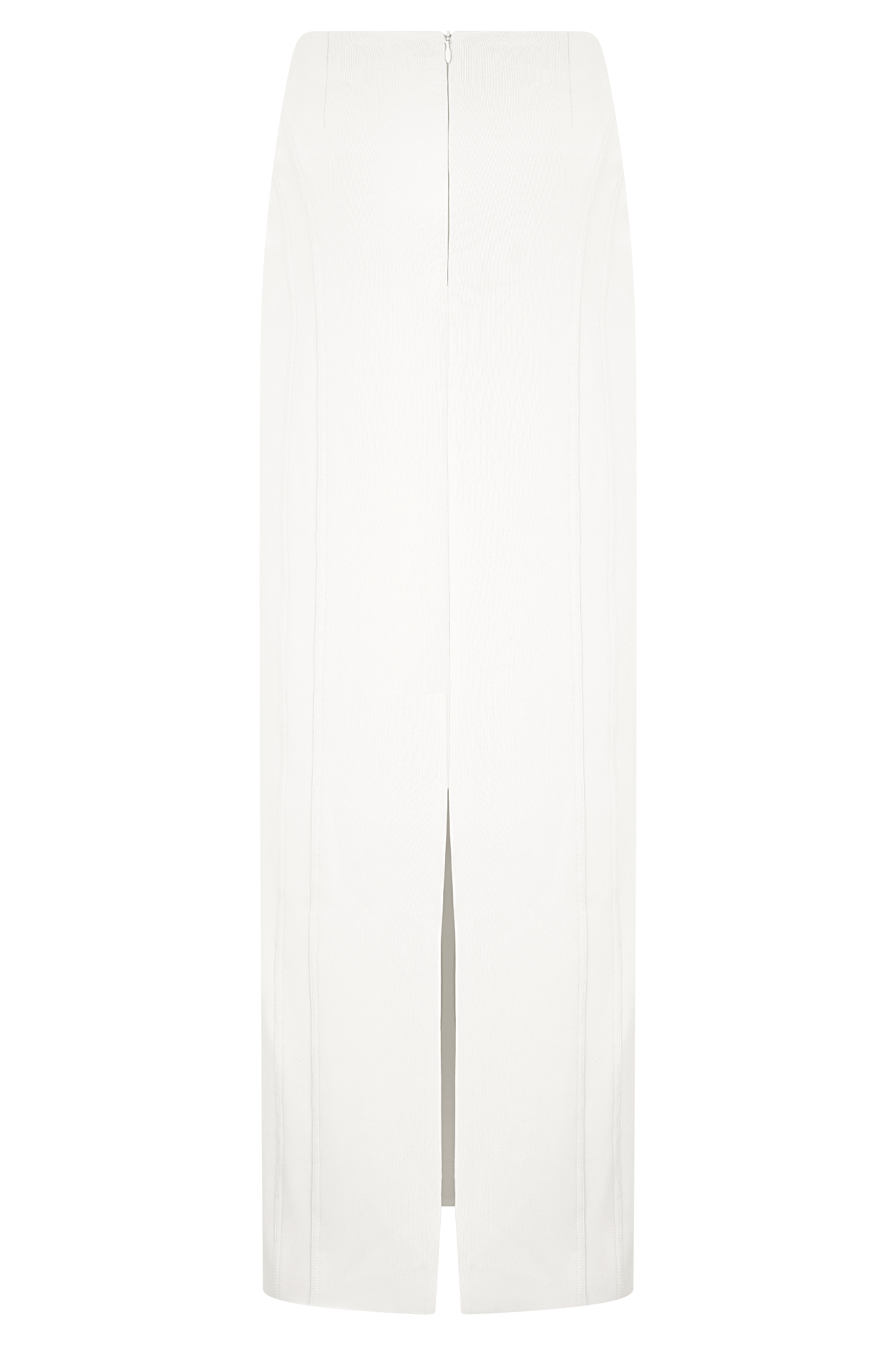 Alma High Waist Maxi Skirt - White、mySite、solidvoid