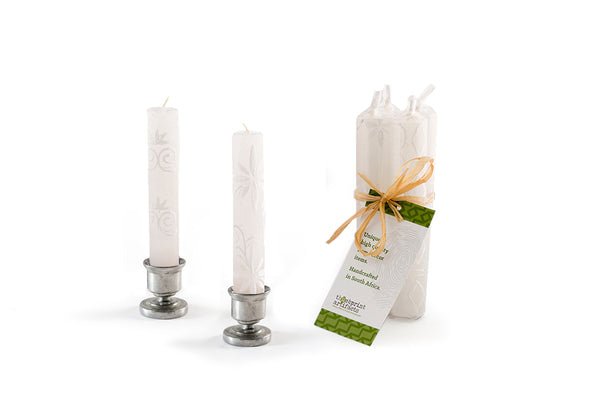  White Shabbat Candles、mySite、elrpsem3k