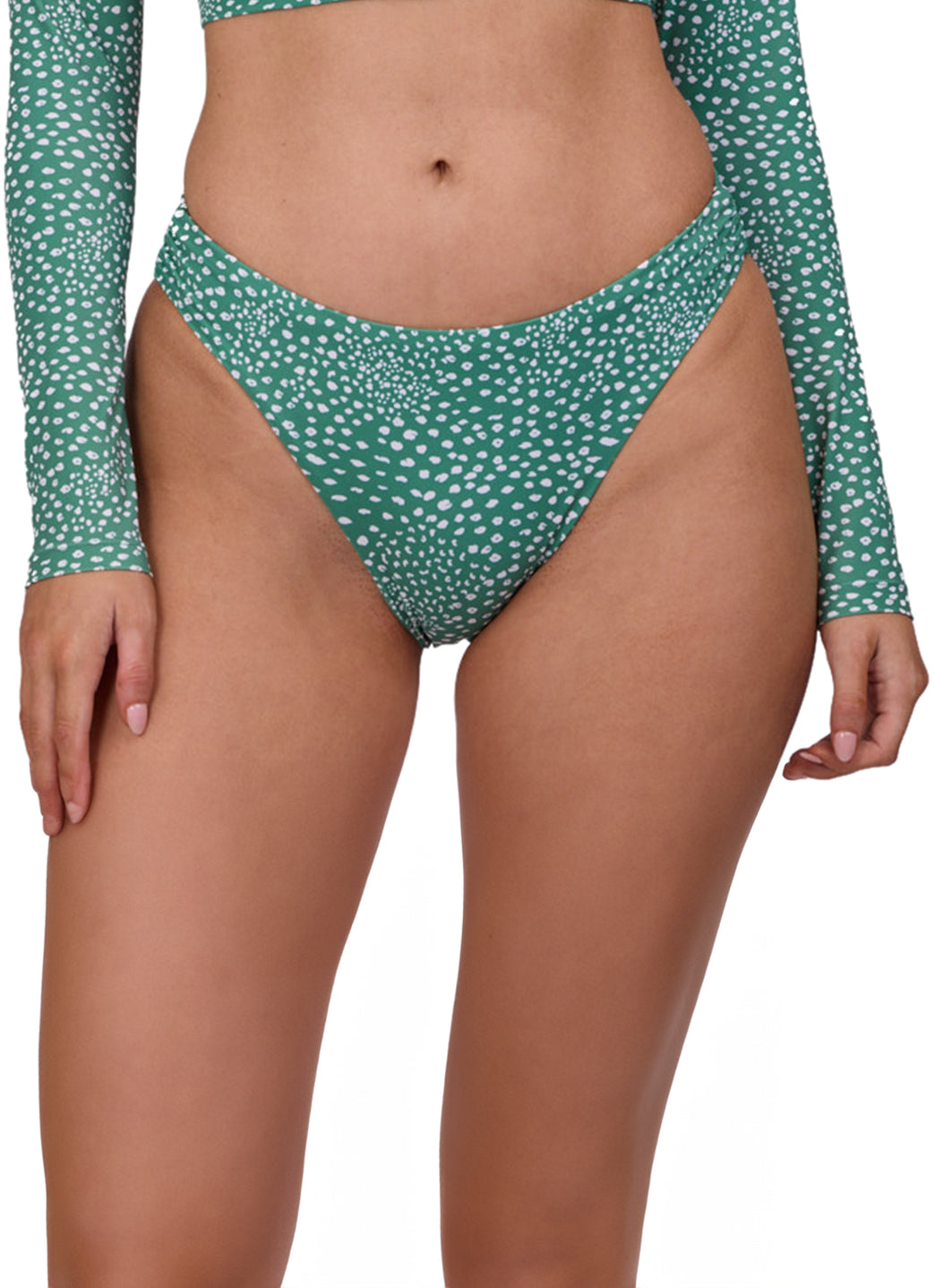JOLYN Women's Tidal Wave Olivia French Cut Bikini Bottom、mySite、noshort