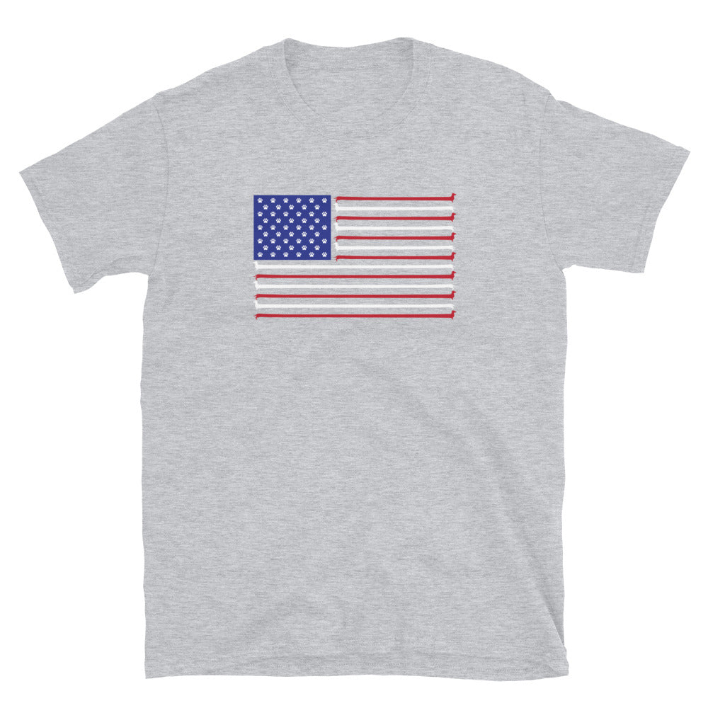 Dachshund Stars and Stripes T-Shirt、mySite、camillekostekn