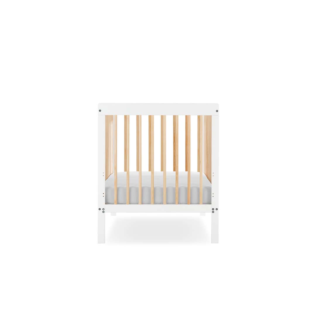  CuddleCo Nola Cot Bed - White/Natural、mySite、merchandisen