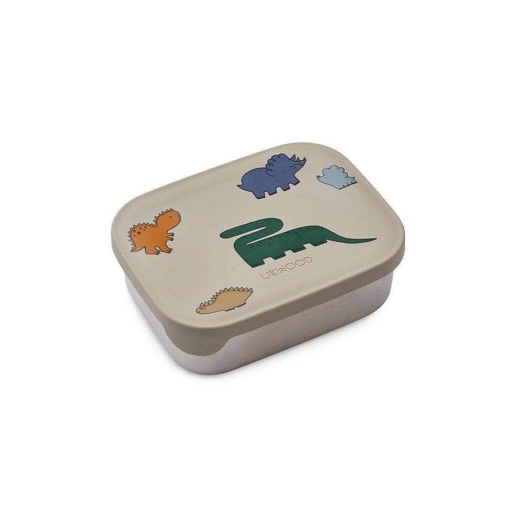  Liewood Arthur Printed Lunchbox - Dinosaurs - Mist、mySite、merchandisen