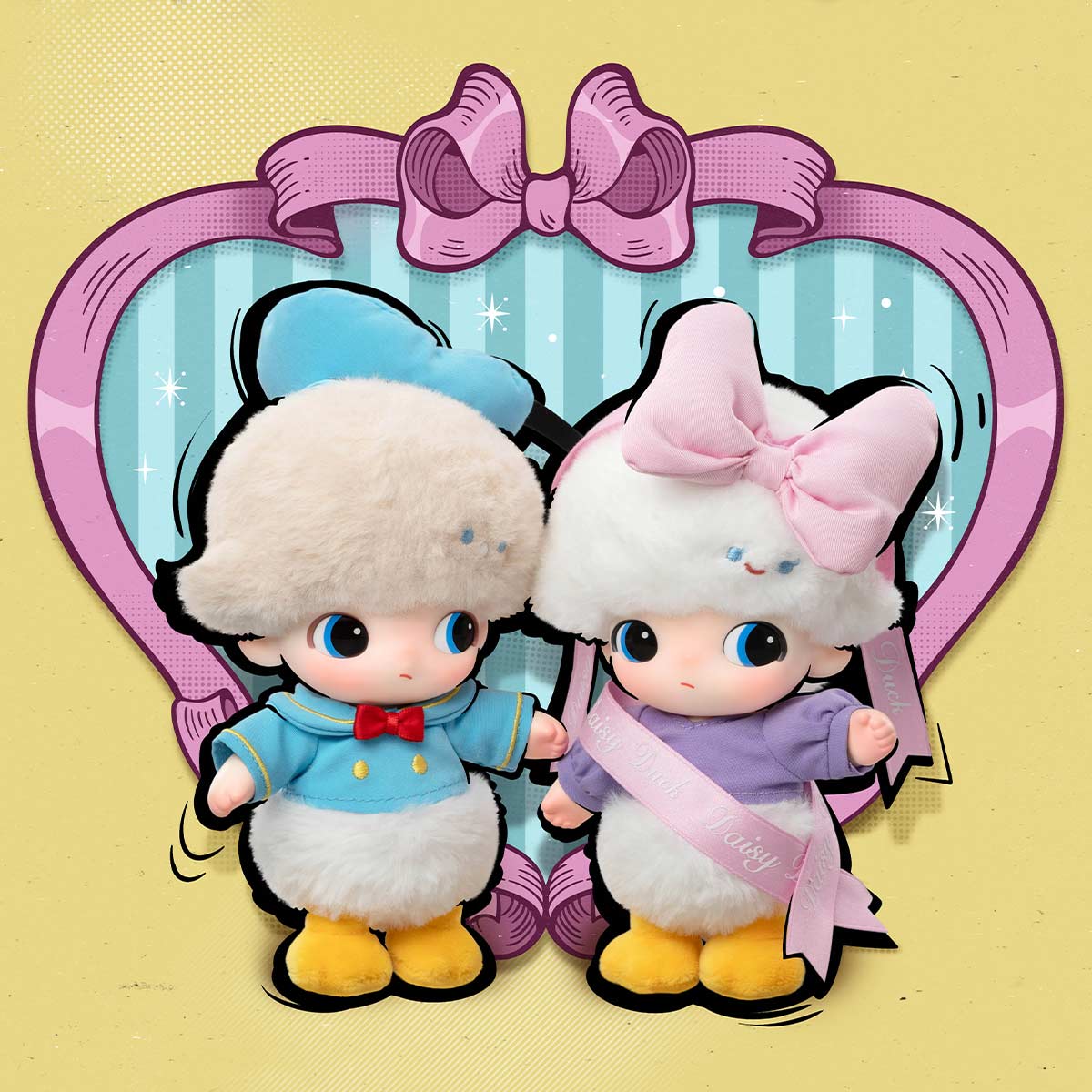  POP MART DIMOO WORLD × DISNEY Series-Vinyl Plush Keychain Blind Box、mySite、greenlandpopulation