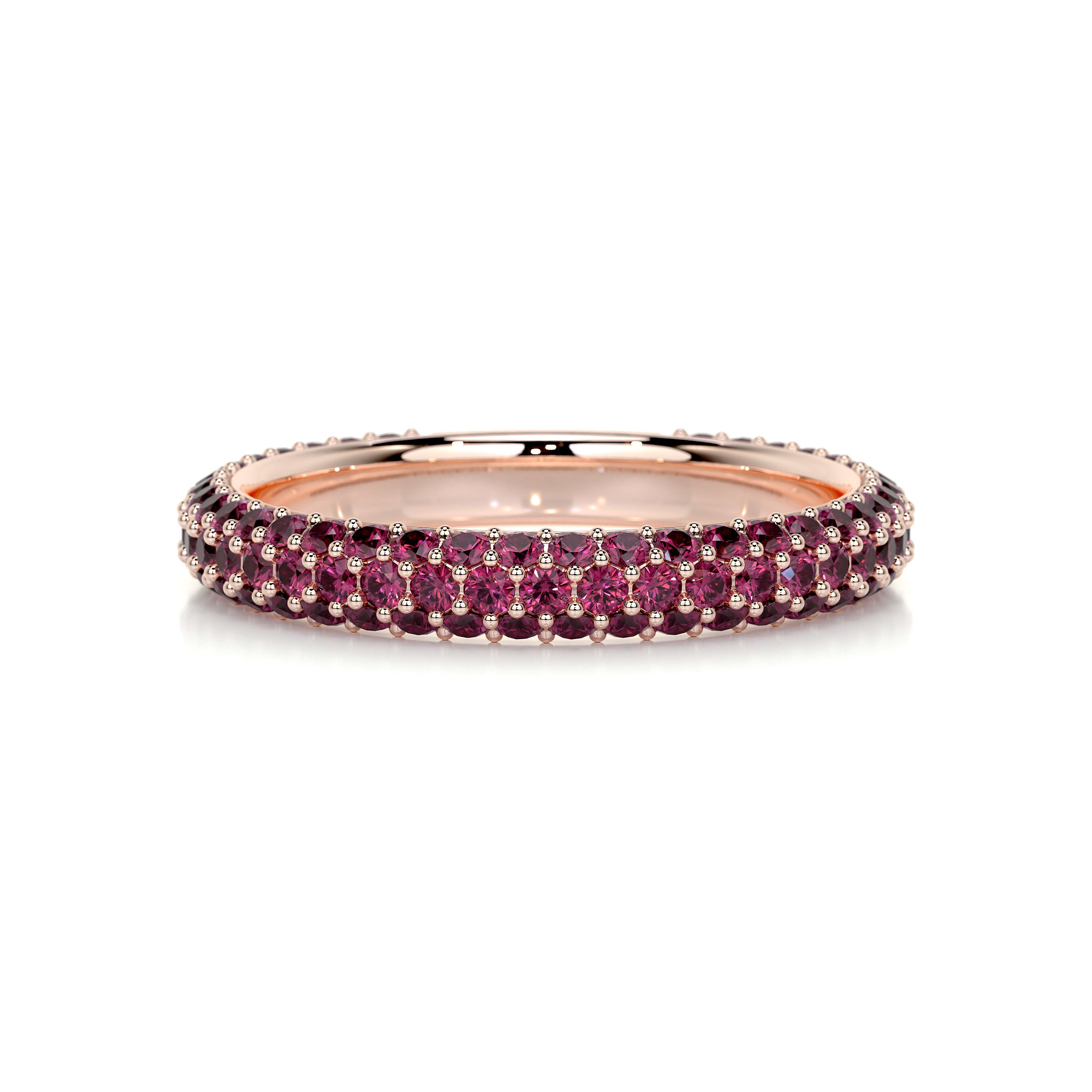 Emma Red Gemstone Wedding Ring (1.25 Carat) -14K Rose Gold、mySite、hinf8tx79