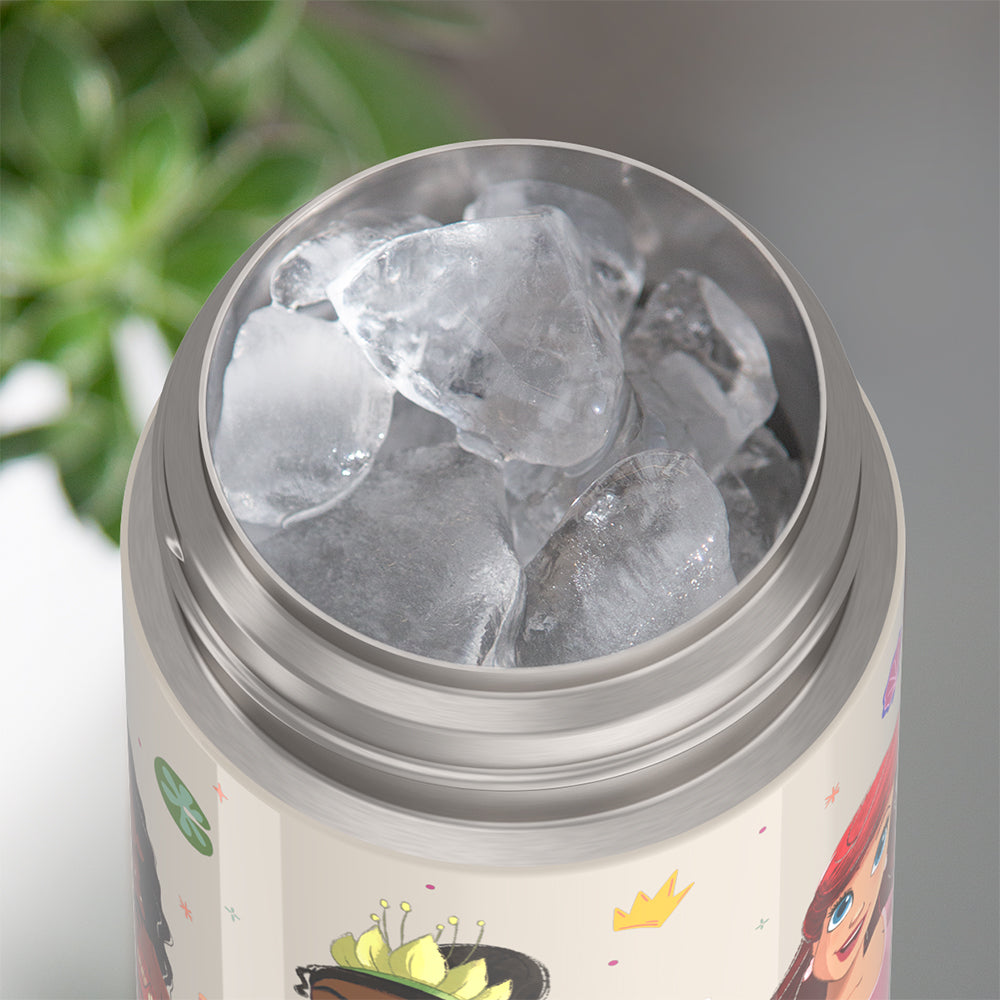 12oz FUNTAINER® WATER BOTTLE DISNEY PRINCESS、mySite、noshort