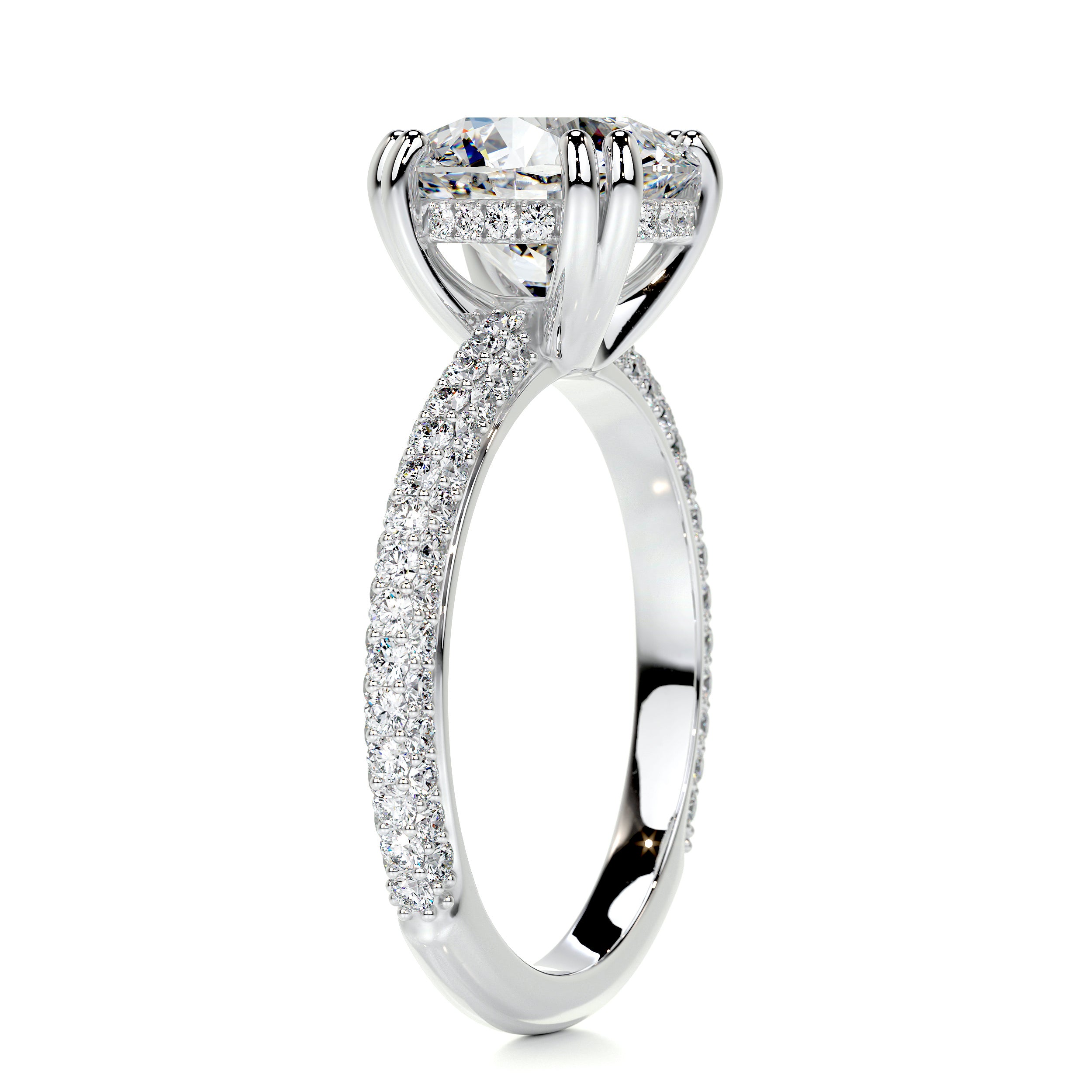 Lorena Diamond Engagement Ring -18K White Gold、mySite、hinf8tx79