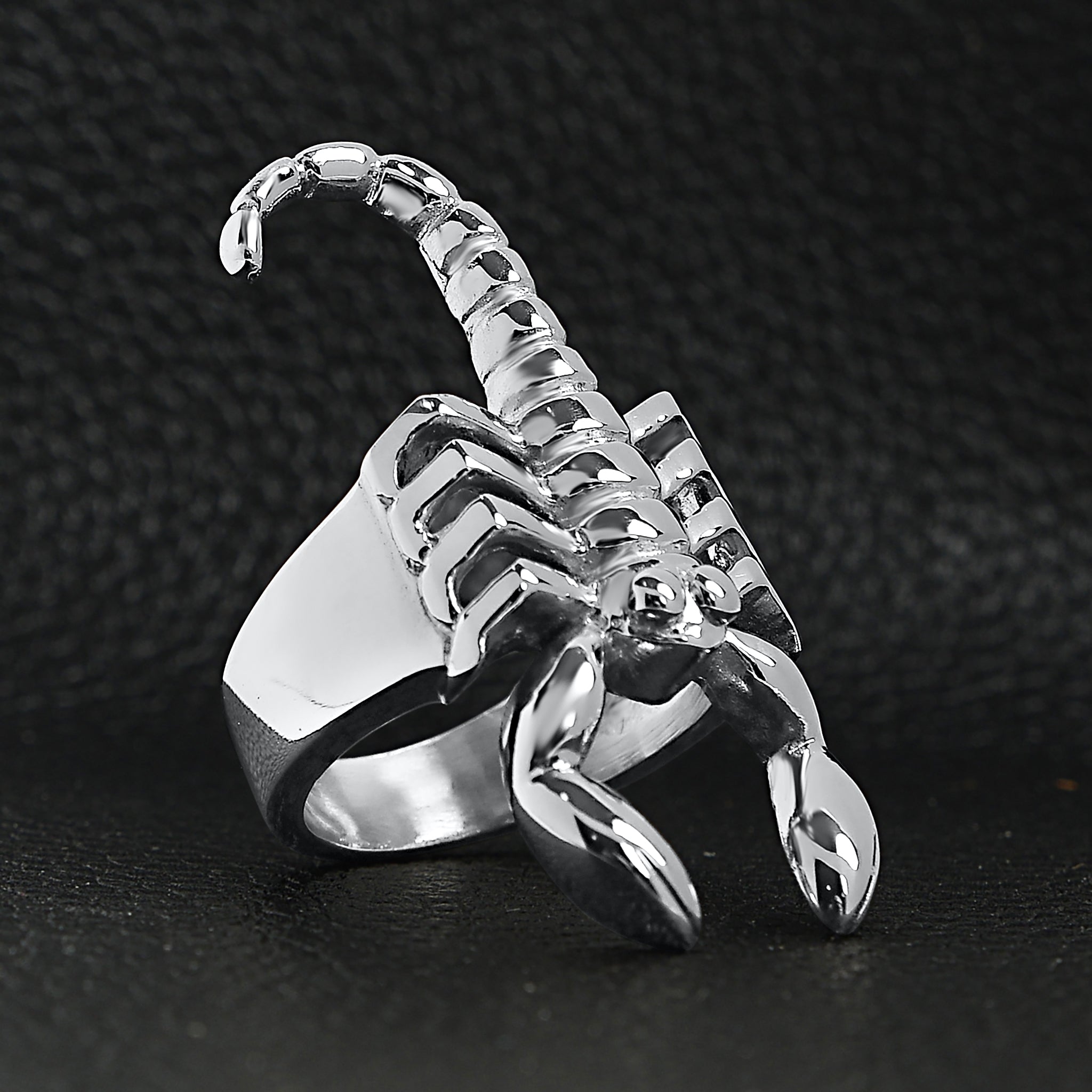 Stainless Steel PVD Coated Scorpion Men's Ring / SCR4100、mySite、dreamappss