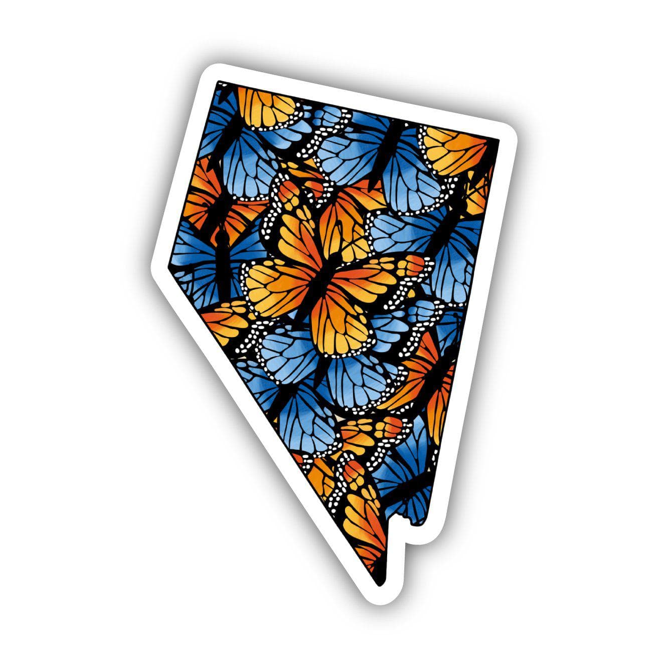  Nevada Butterfly Pattern Sticker、mySite、elrpsem3k
