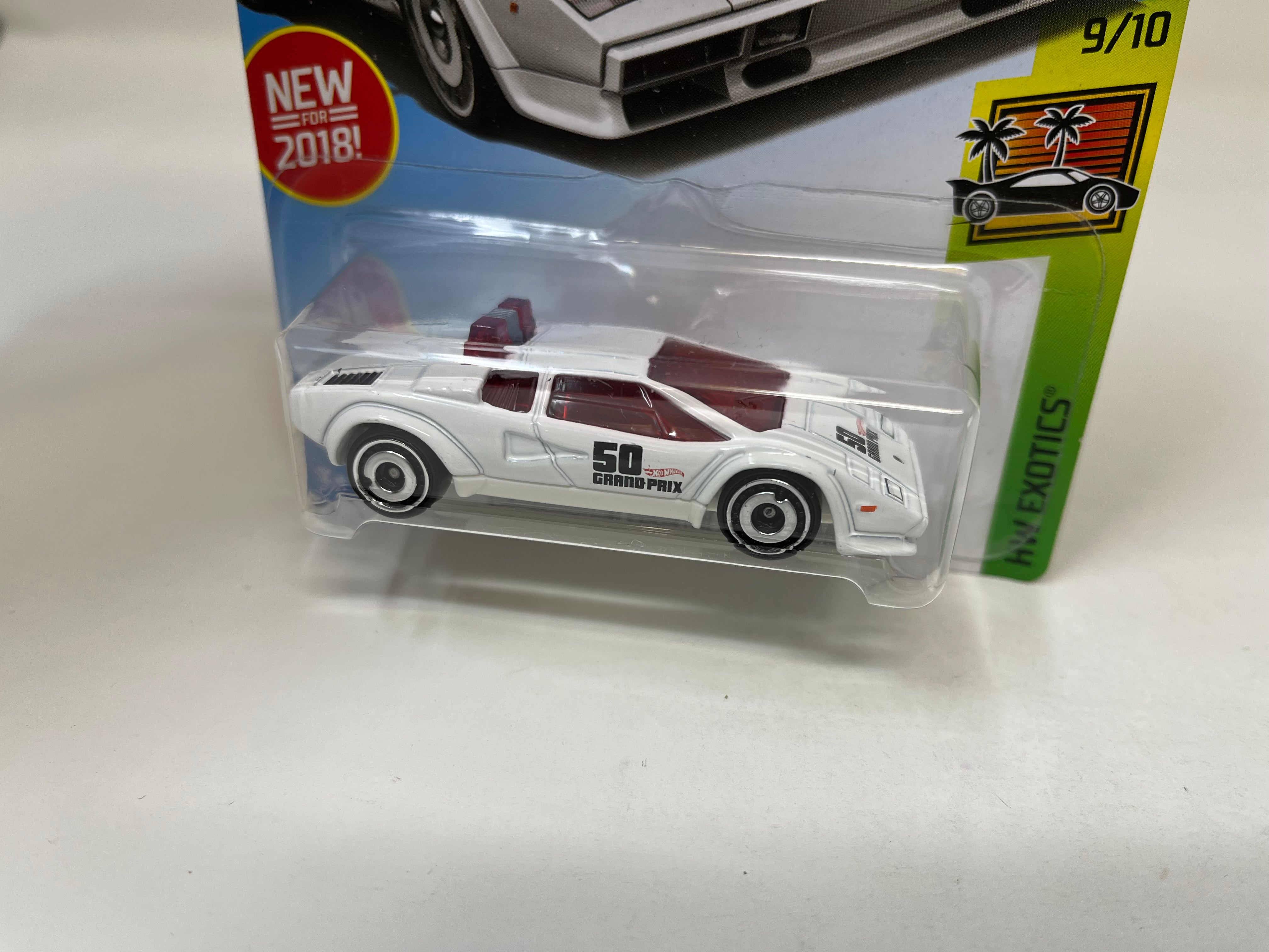Lamborghini Countach Pace Car #316 * White * 2018 Hot Wheels 50th Anniversary、mySite、hgirdovlk