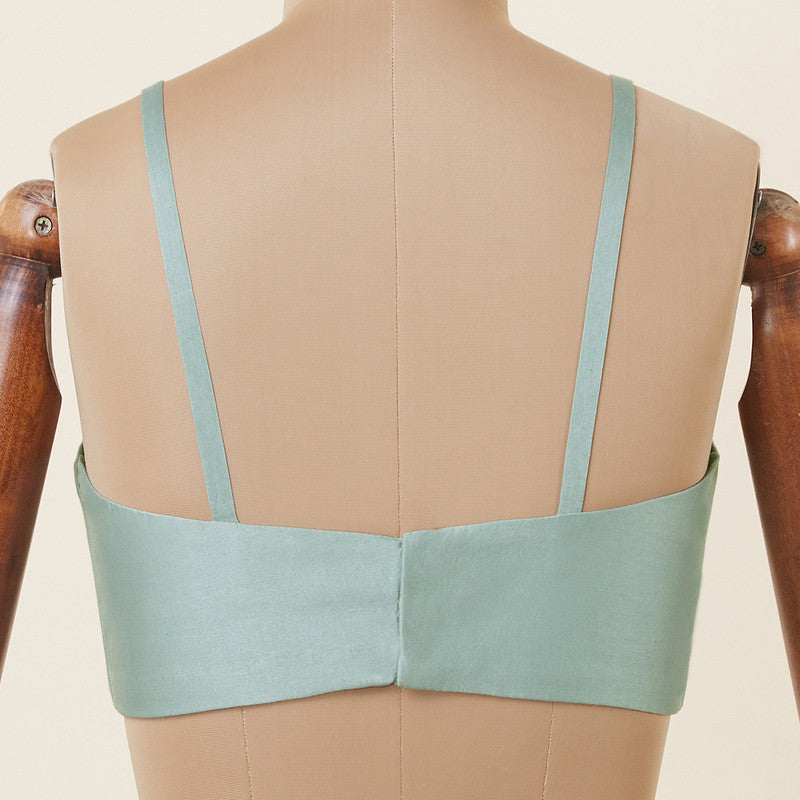 Cotton Solid Blouse | Sleeveless | Aqua Blue、mySite、camillekostekn