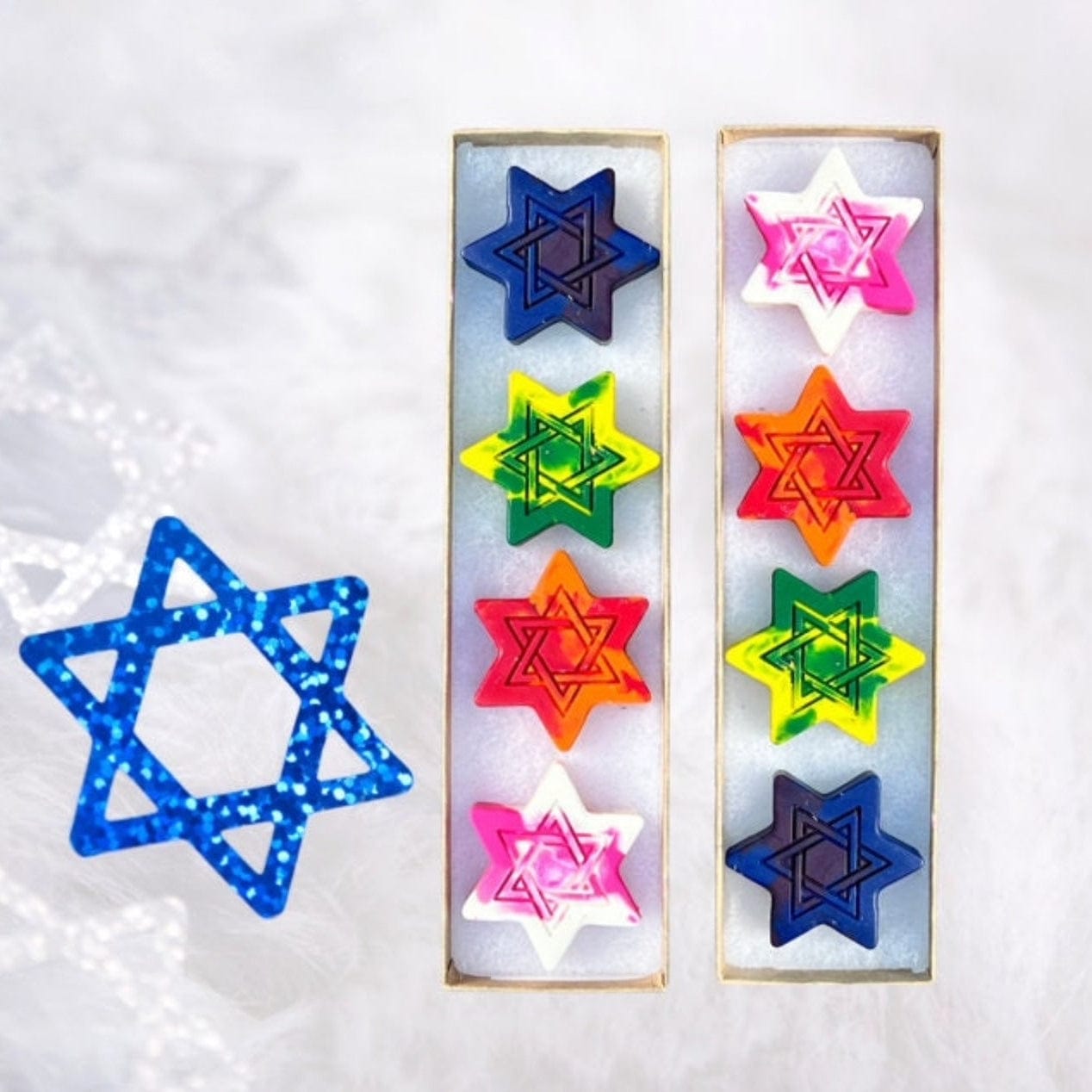 Rainbow Star of David Crayons、mySite、topwebapps