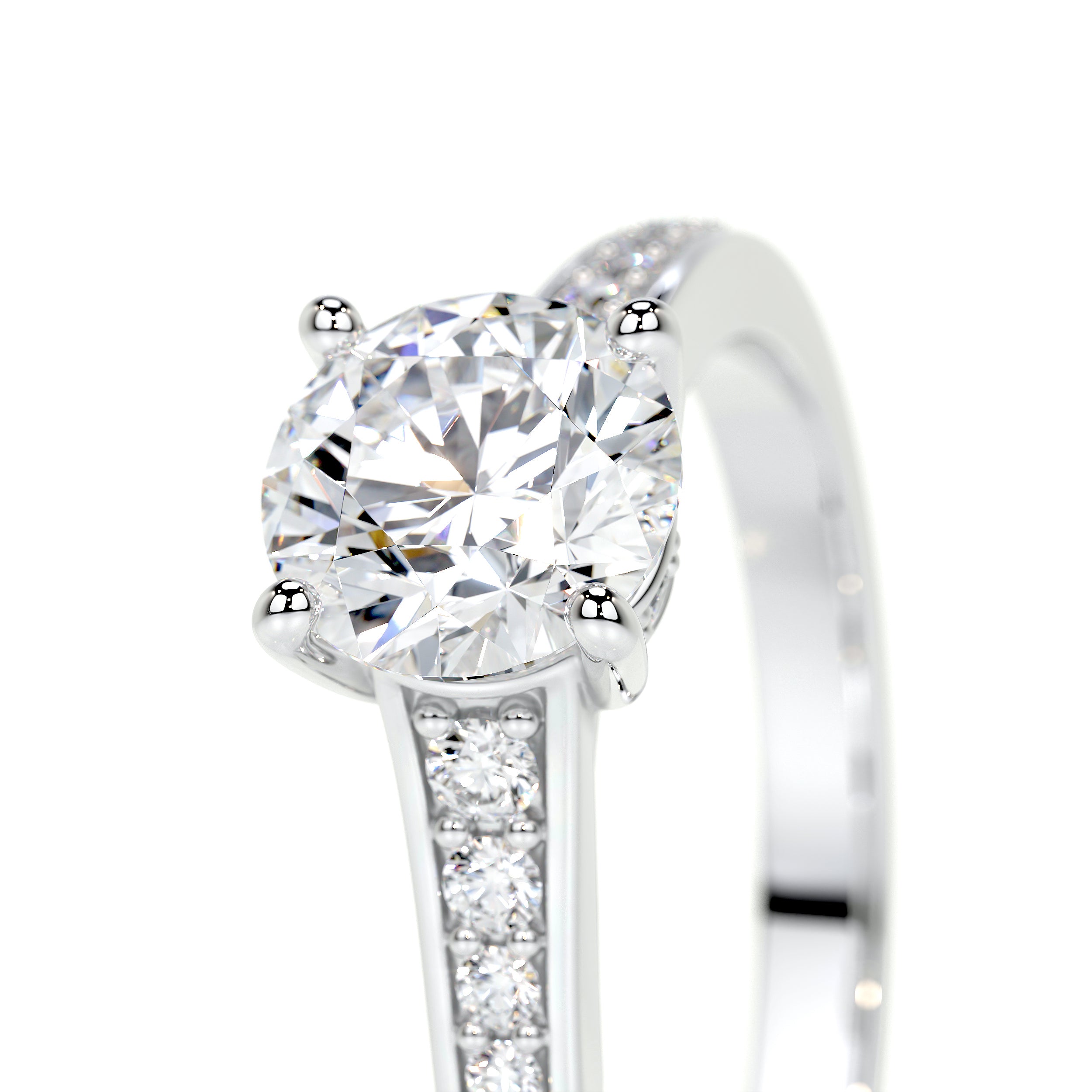 Lily Lab Grown Diamond Ring -14K White Gold、mySite、hinf8tx79