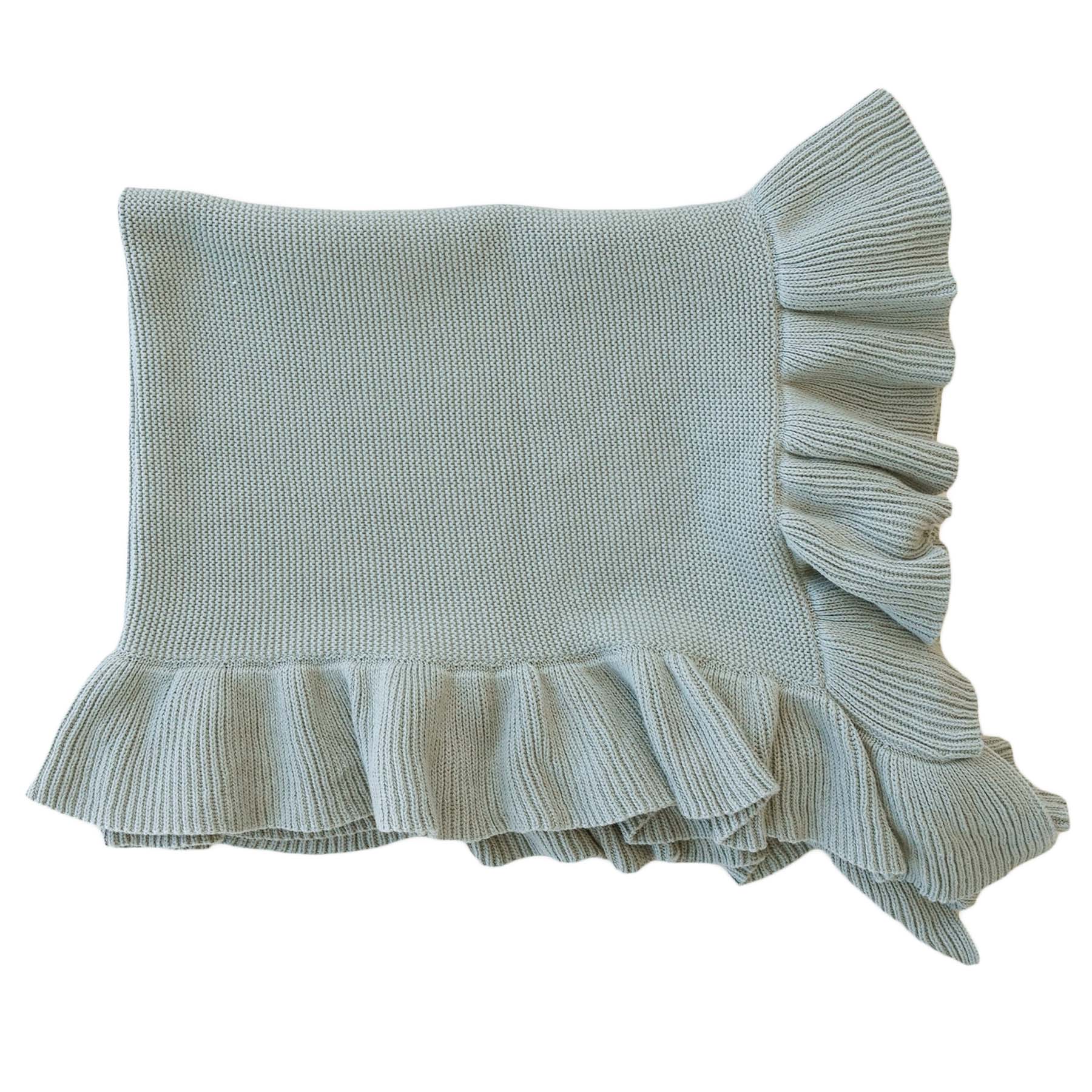  Knit Blanket With Ruffle | Smoke、mySite、layawaytickets
