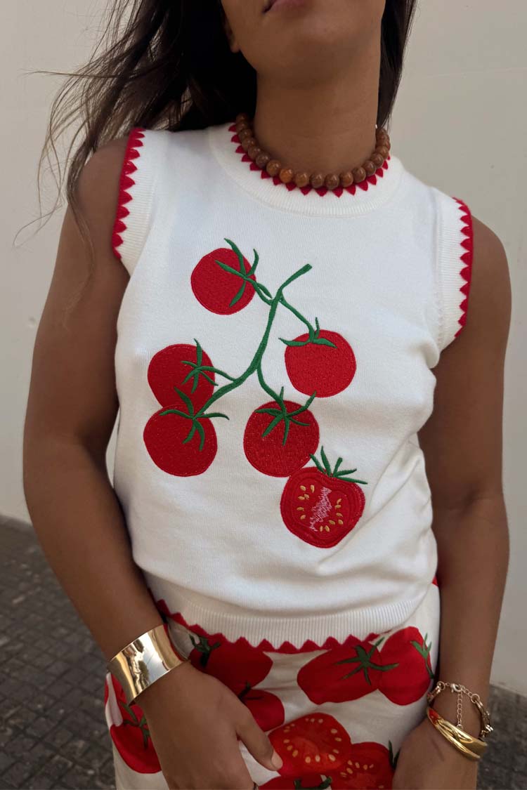 Tomato Knit Tank、mySite、solidvoid