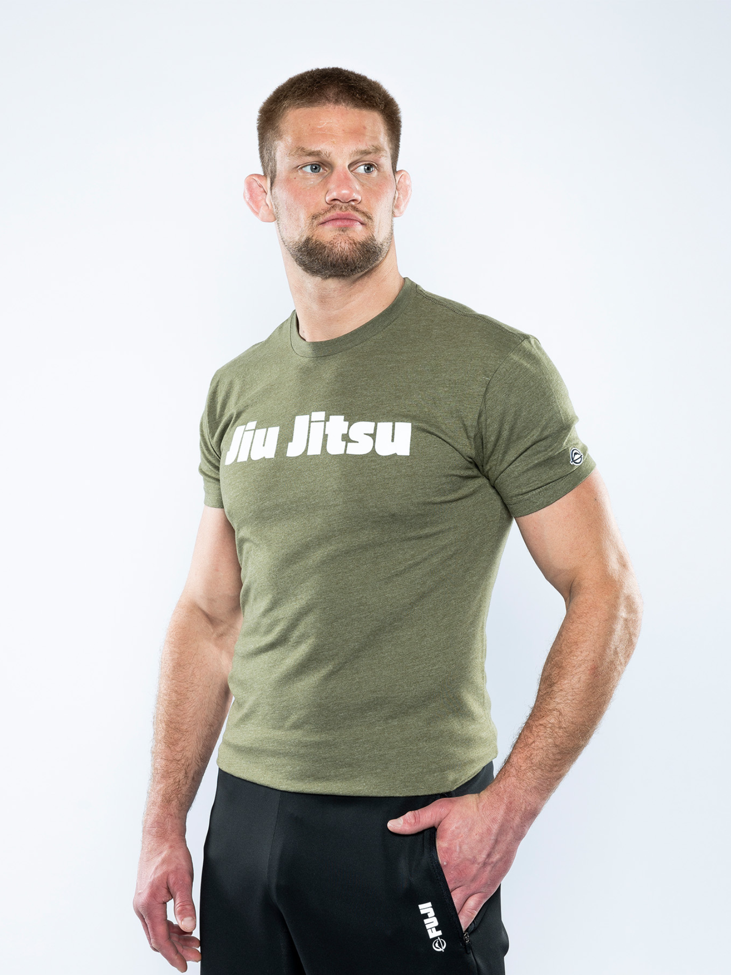 Jiu Jitsu Player T-Shirt Military Green、mySite、gigharbornorthrealestate