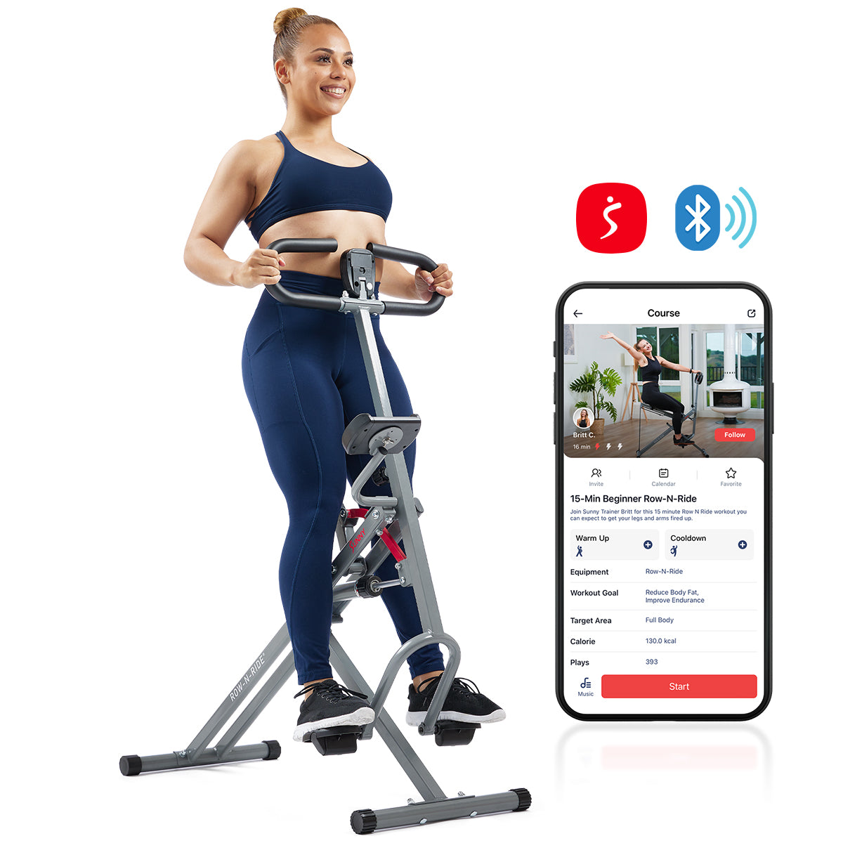  Smart Upright Row-N-Ride® Hydraulic Squat Assist Trainer Machine for Abs and Glute Workout、mySite、ghnorth