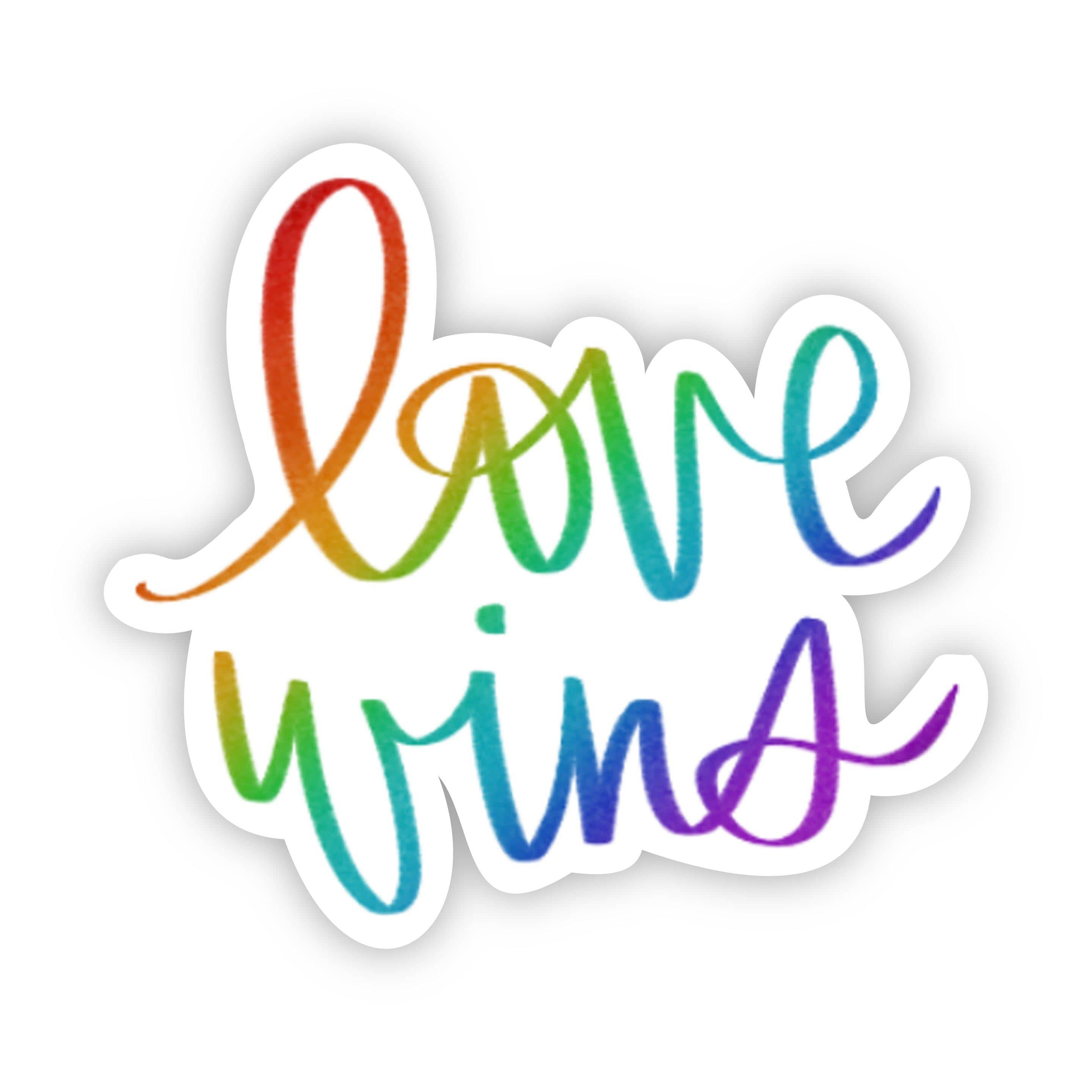  Love Wins Caligraphy Sticker、mySite、elrpsem3k