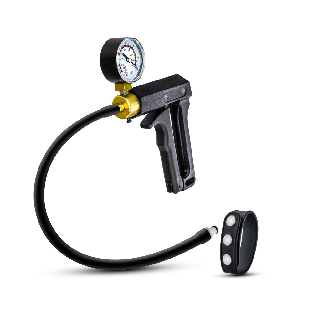 Performance By Blush® | Gauge Pump Trigger With Silicone Tubing and Silicone Cock Strap - Black、mySite、bottomscart