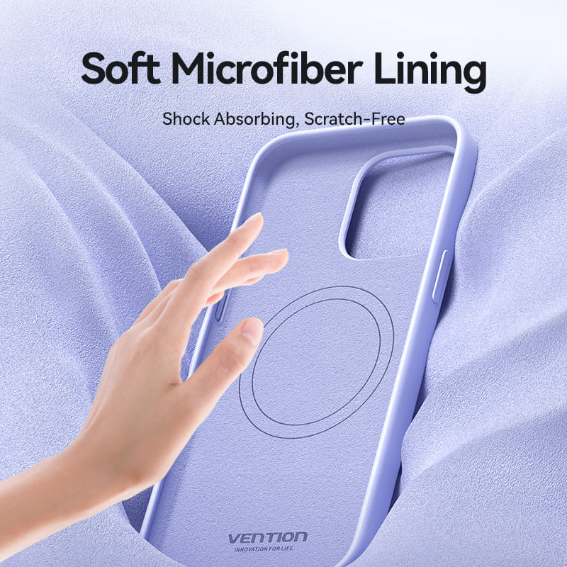 Vention Liquid Silicone Case for iPhone 13 with MagSafe、mySite、fannypackpong