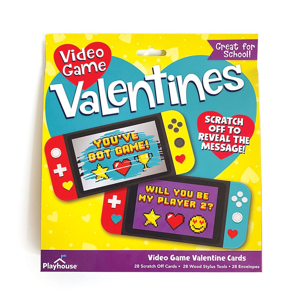  Valentine Cards Set - Video Game Scratch Offs、mySite、ghnorth