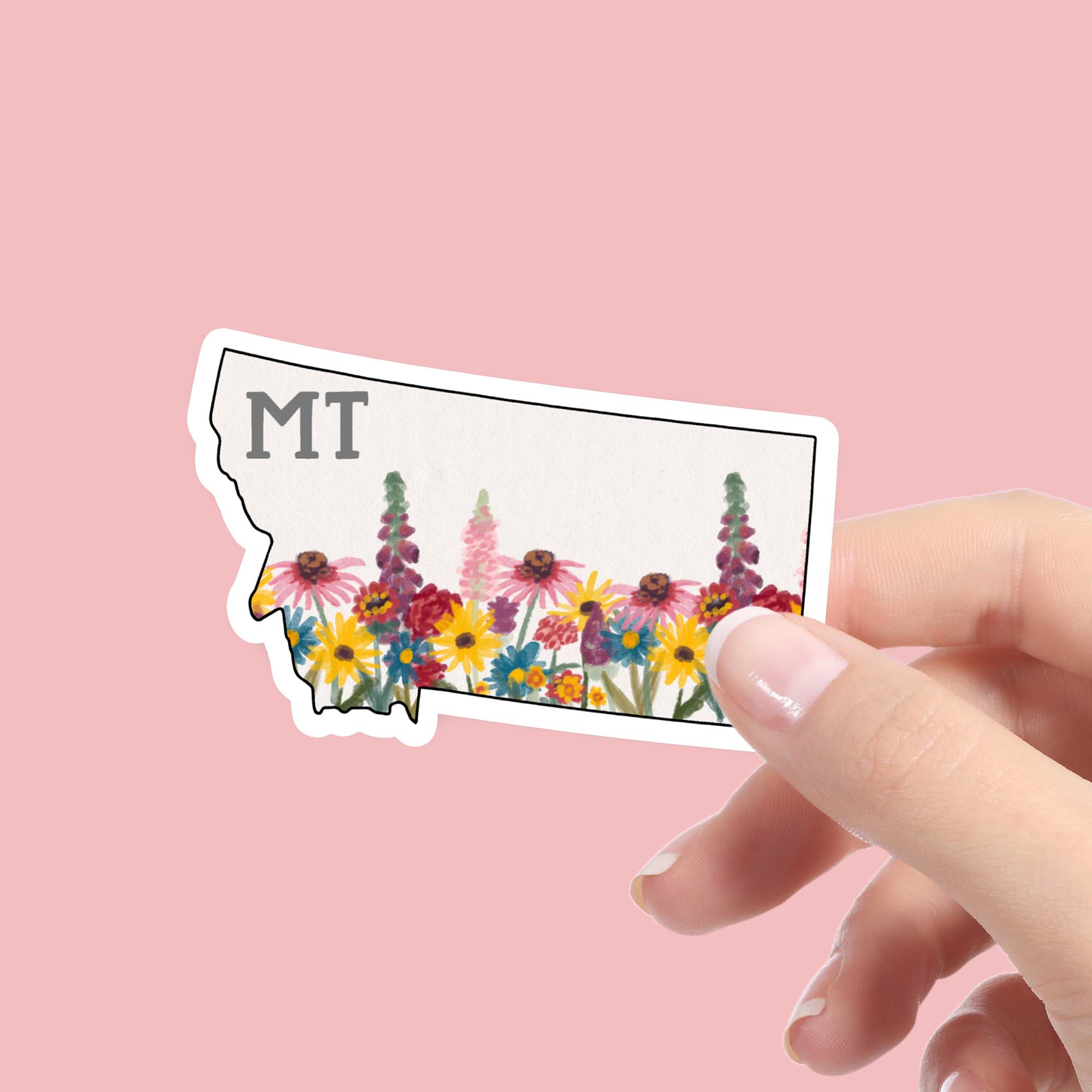  Montana Painterly Pattern Sticker、mySite、ghnorth