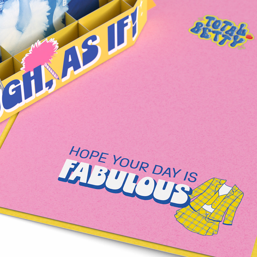 Clueless As If! Birthday Pop-Up Card、mySite、solidvoid