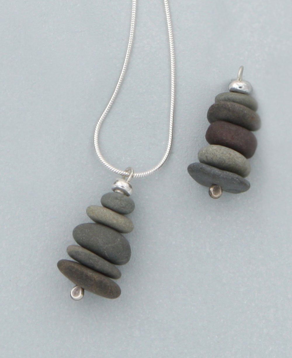 Stone Cairn Pendant, Made in USA、mySite、topwebapps