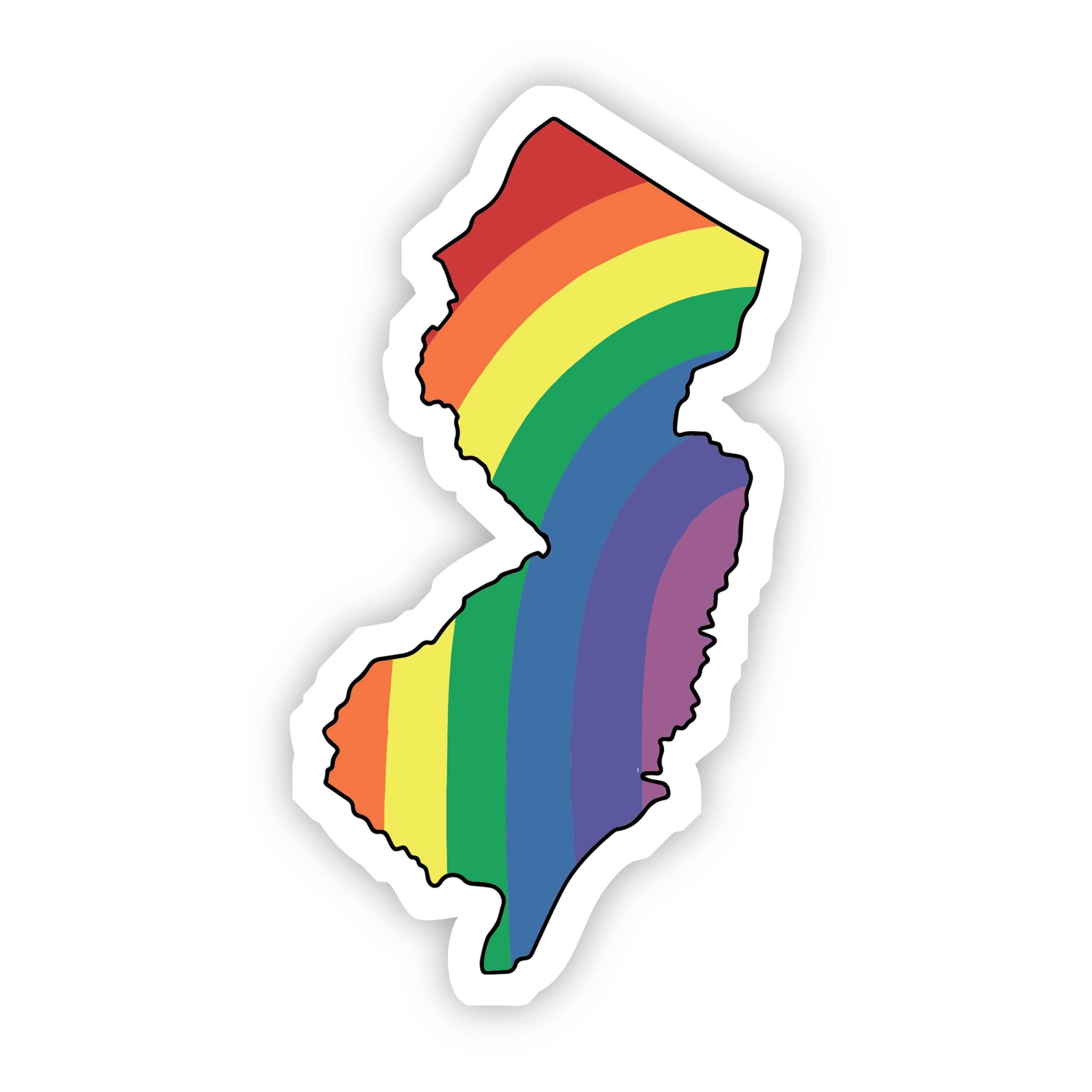  New Jersey Rainbow Sticker、mySite、elrpsem3k