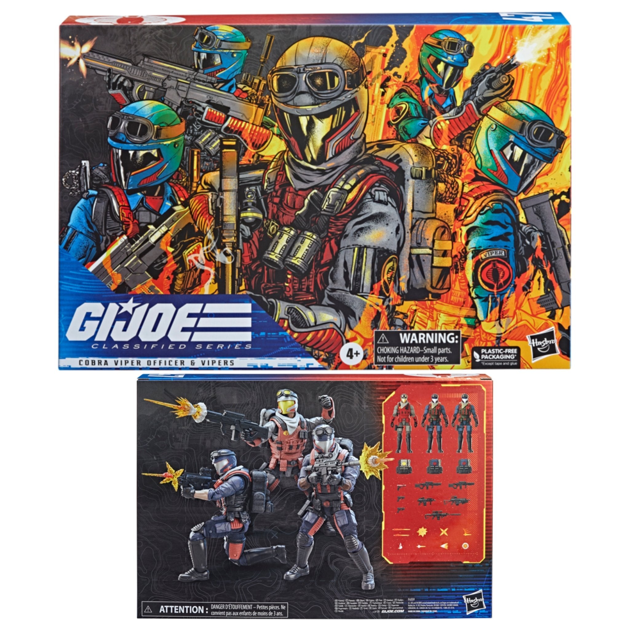 G.I. Joe Classified Cobra Viper Officer & Vipers Army Builder 3-Pack、mySite、hgirdovlk
