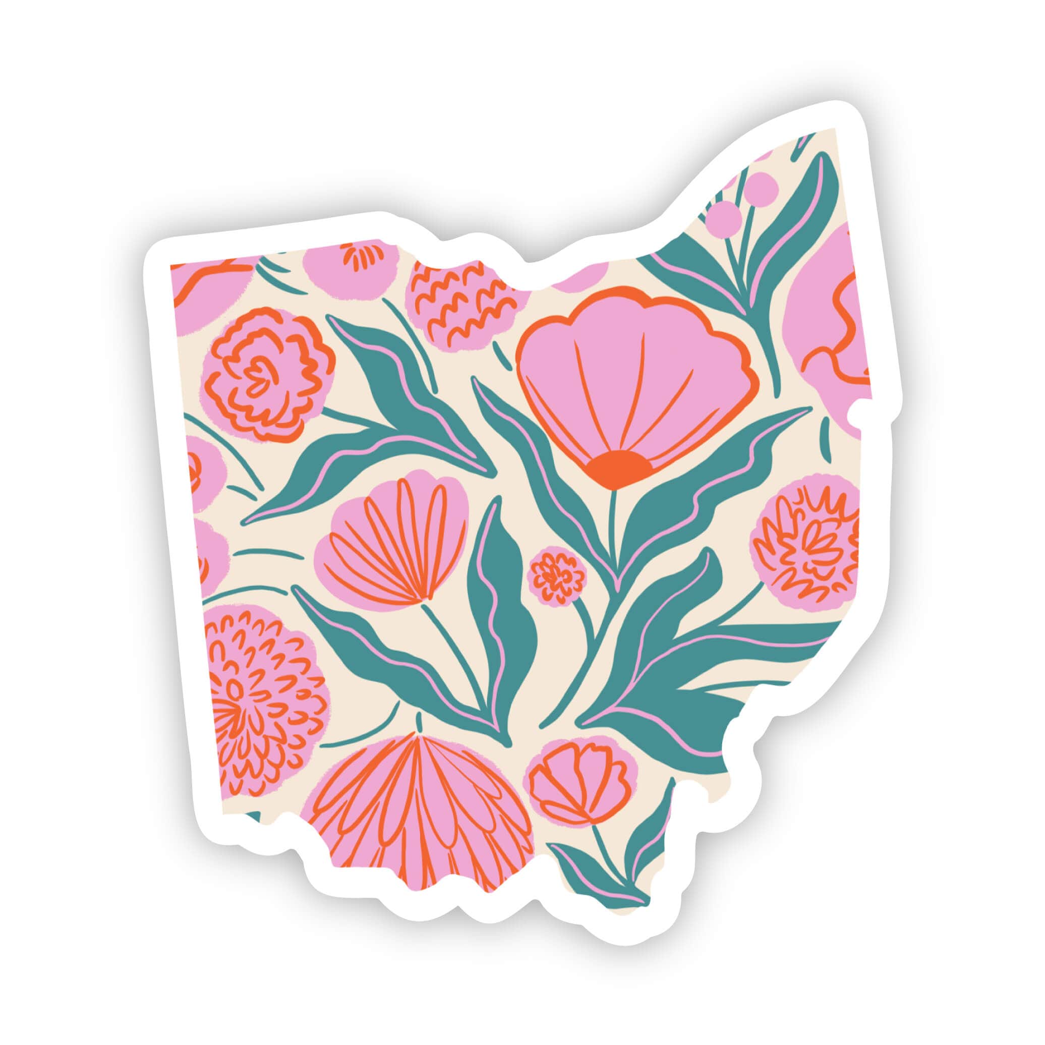  Ohio Sticker - Elegant Floral、mySite、elrpsem3k