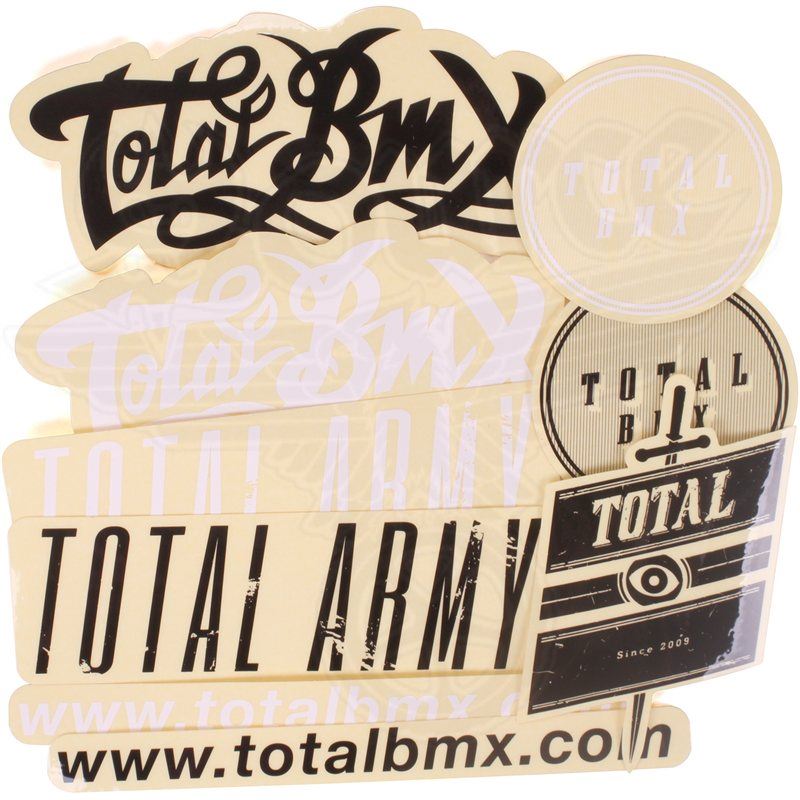  Total BMX Mixed Sticker Pack、mySite、merchandisen