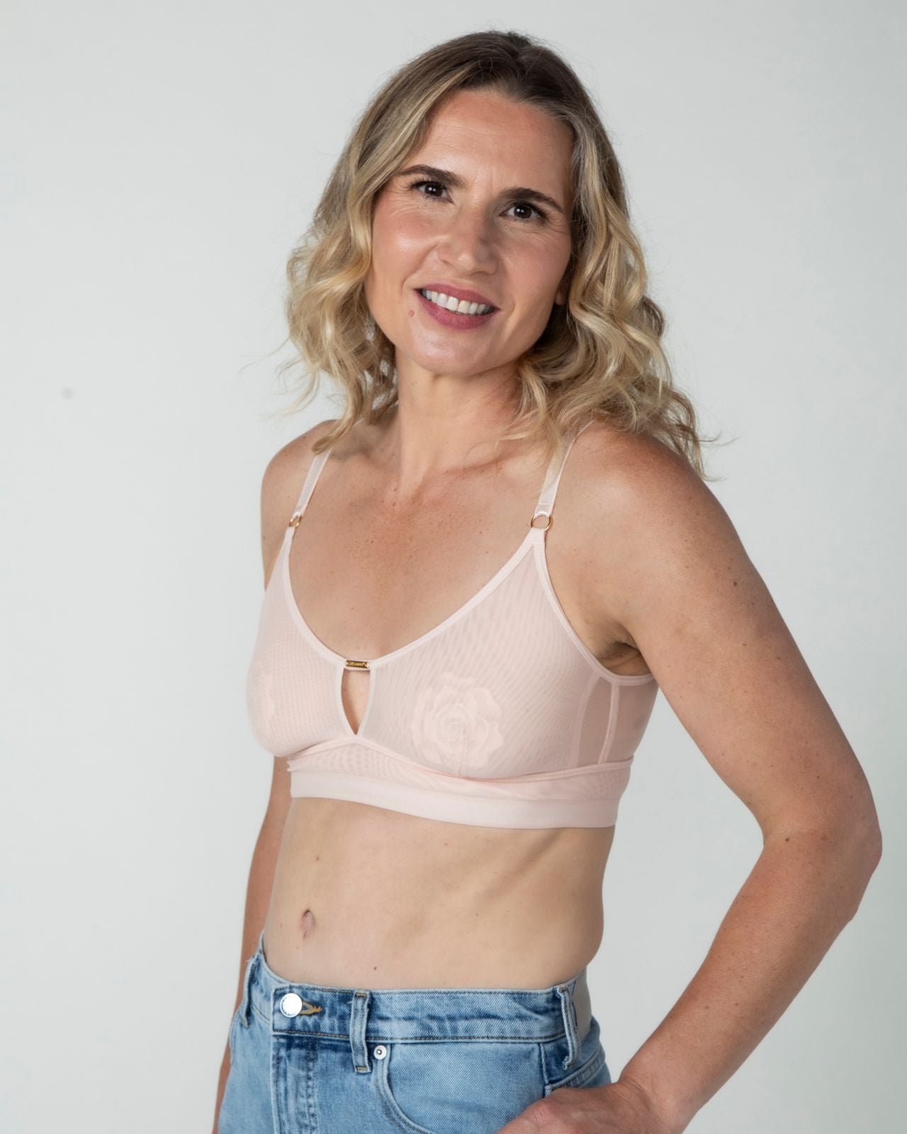 Victoria Mesh Keyhole Bralette、mySite、bengalsvssteelers