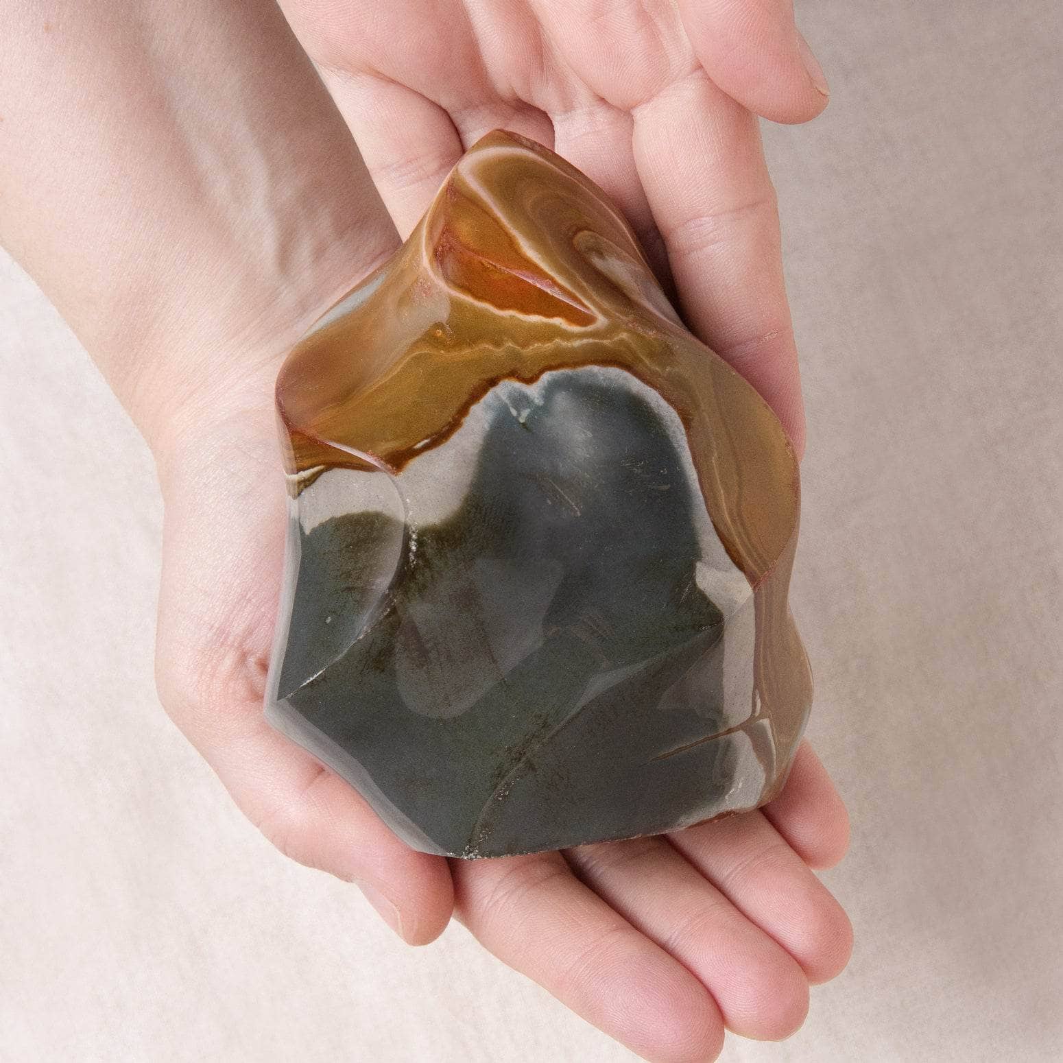 Polychrome (Desert Magic) Jasper Freeform Flame Crystals、mySite、hinf8tx79