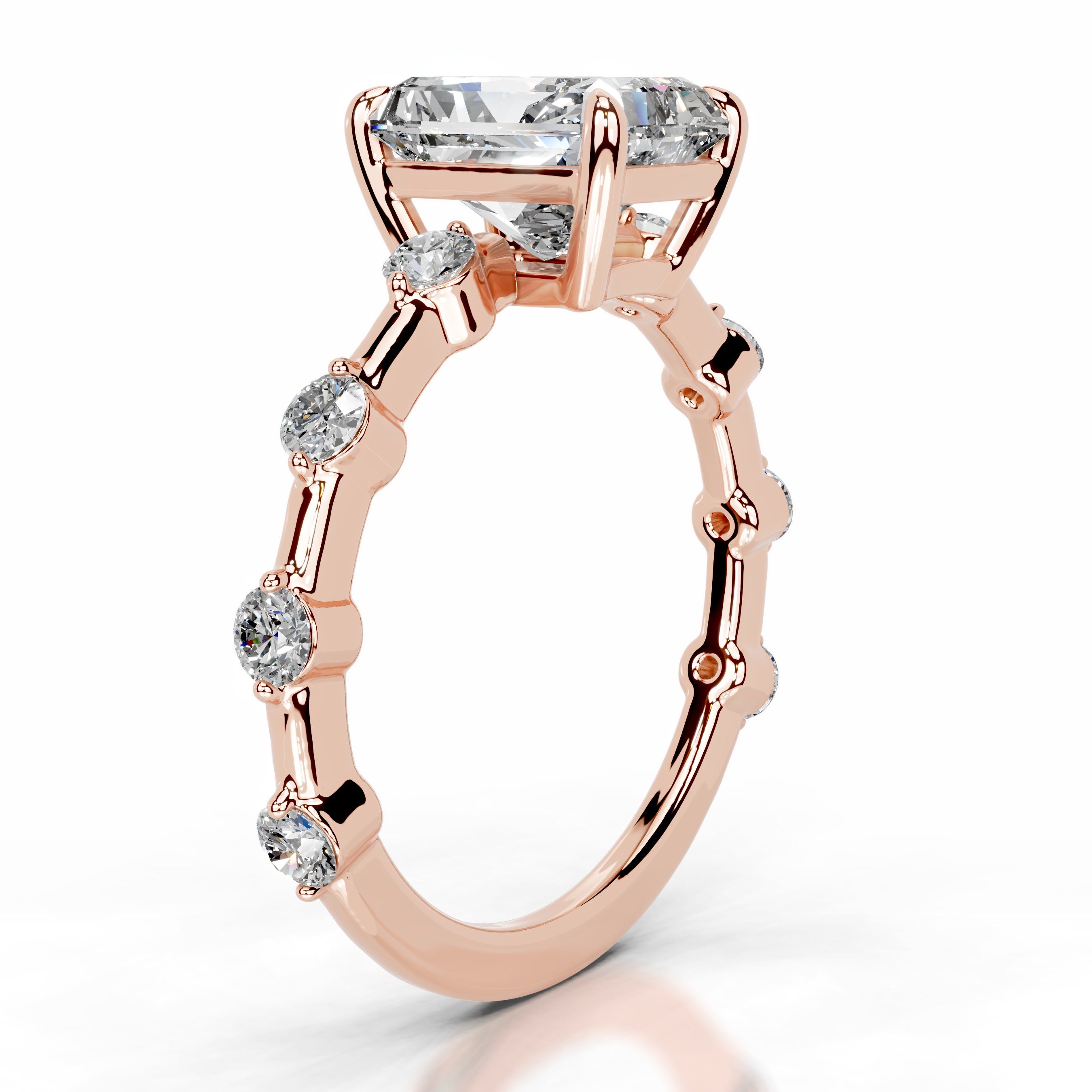Ksenia Lab Grown Diamond Ring - 14K Rose Gold、mySite、hinf8tx79
