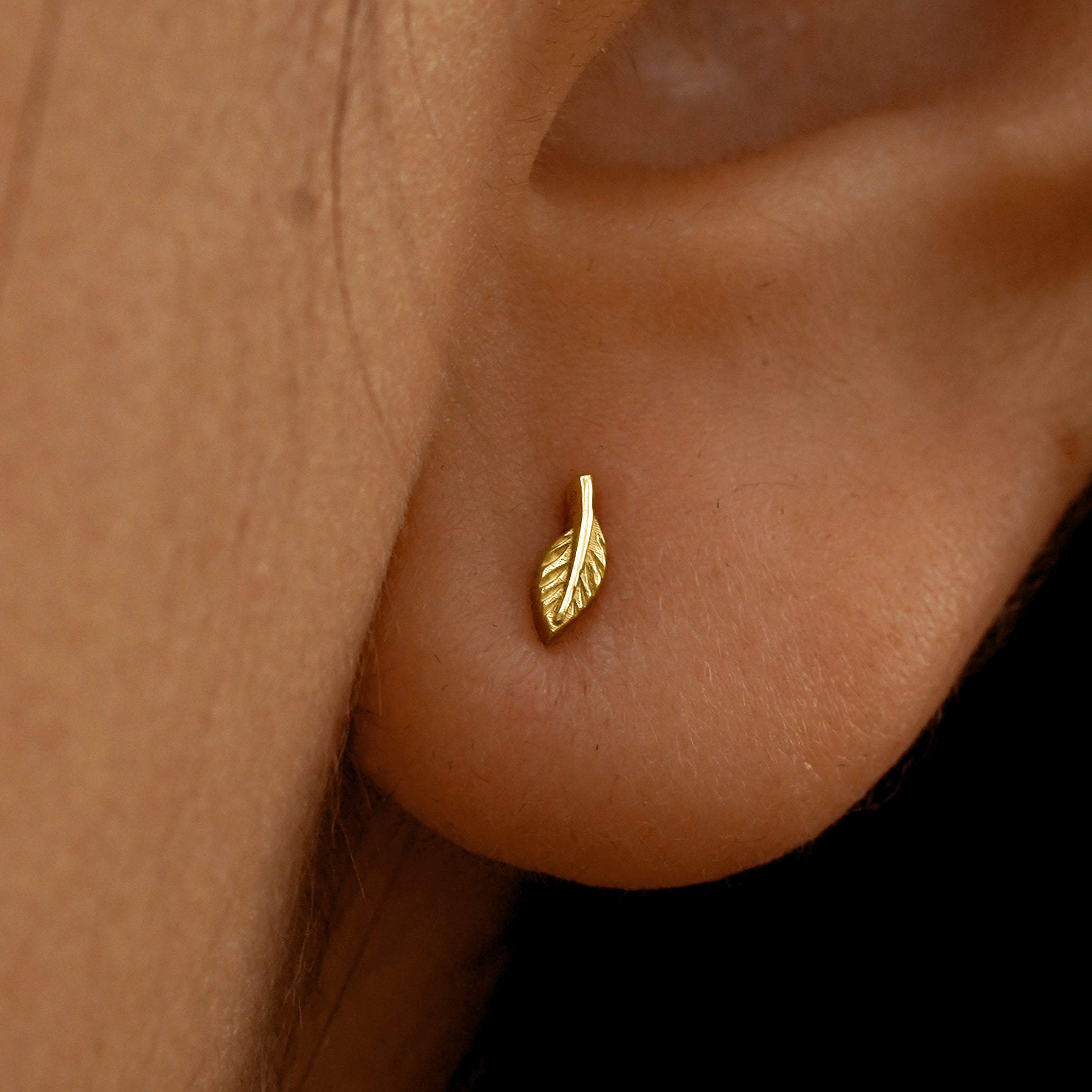Mini Leaf Earring、mySite、hinf8tx79