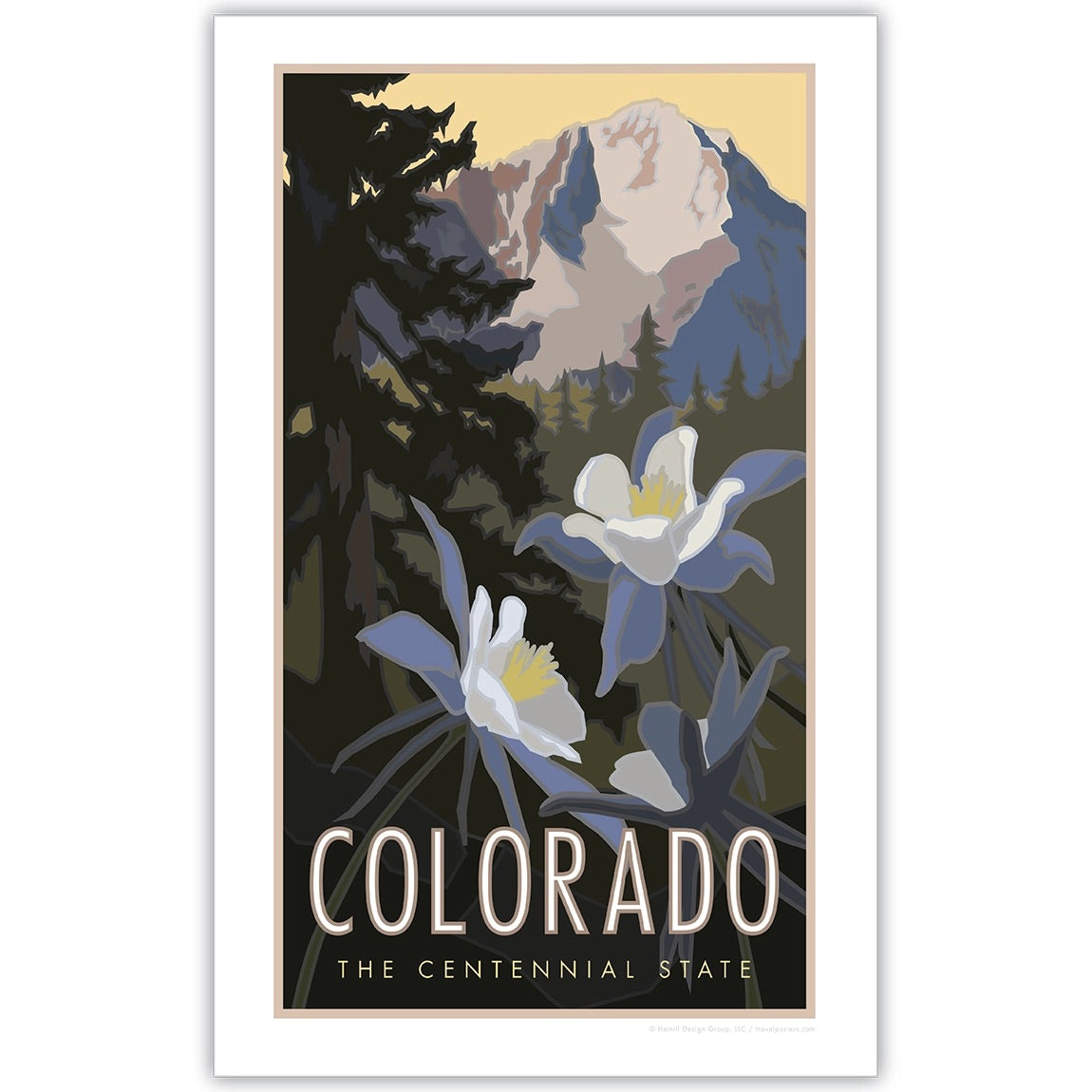 Colorado - The Centennial State - Poster、mySite、g9winljtr