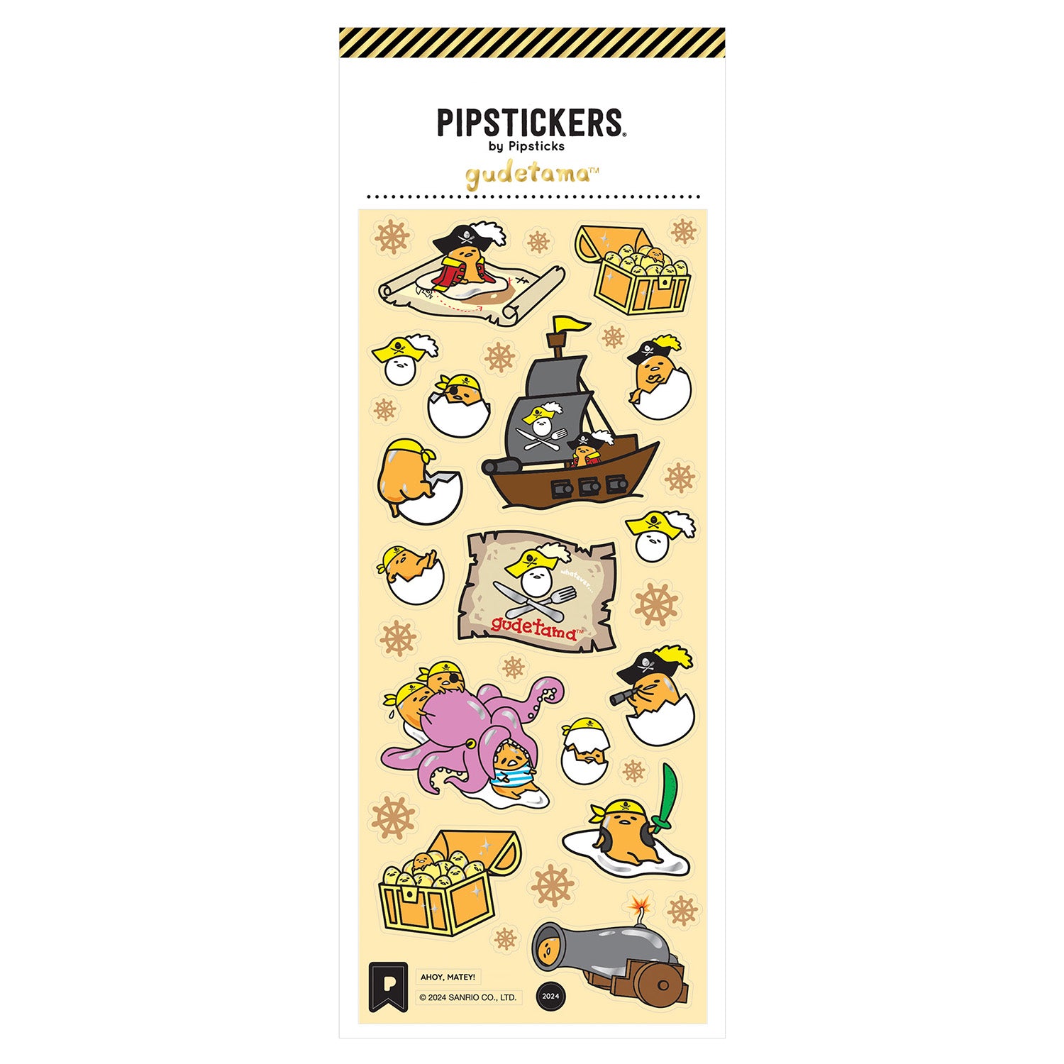  Gudetama Ahoy, Matey! Stickers、mySite、ghnorth